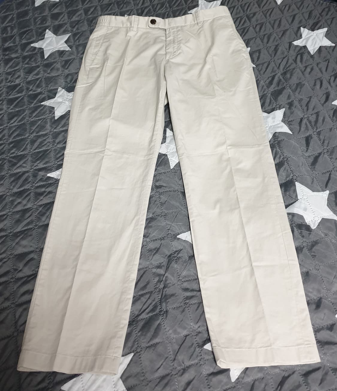 ANDZ 지오지아 스판 스트레치 밴딩 치노팬츠 아이보리 (32) 상품이미지1