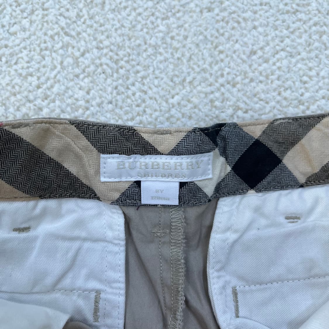 8Y 버버리 키즈 반바지 0310M 상품이미지2
