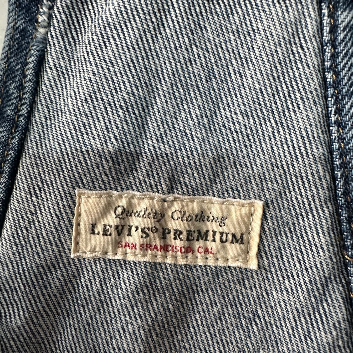 리바이스 프리미엄 오버롤 멜빵청바지 M 상품이미지5