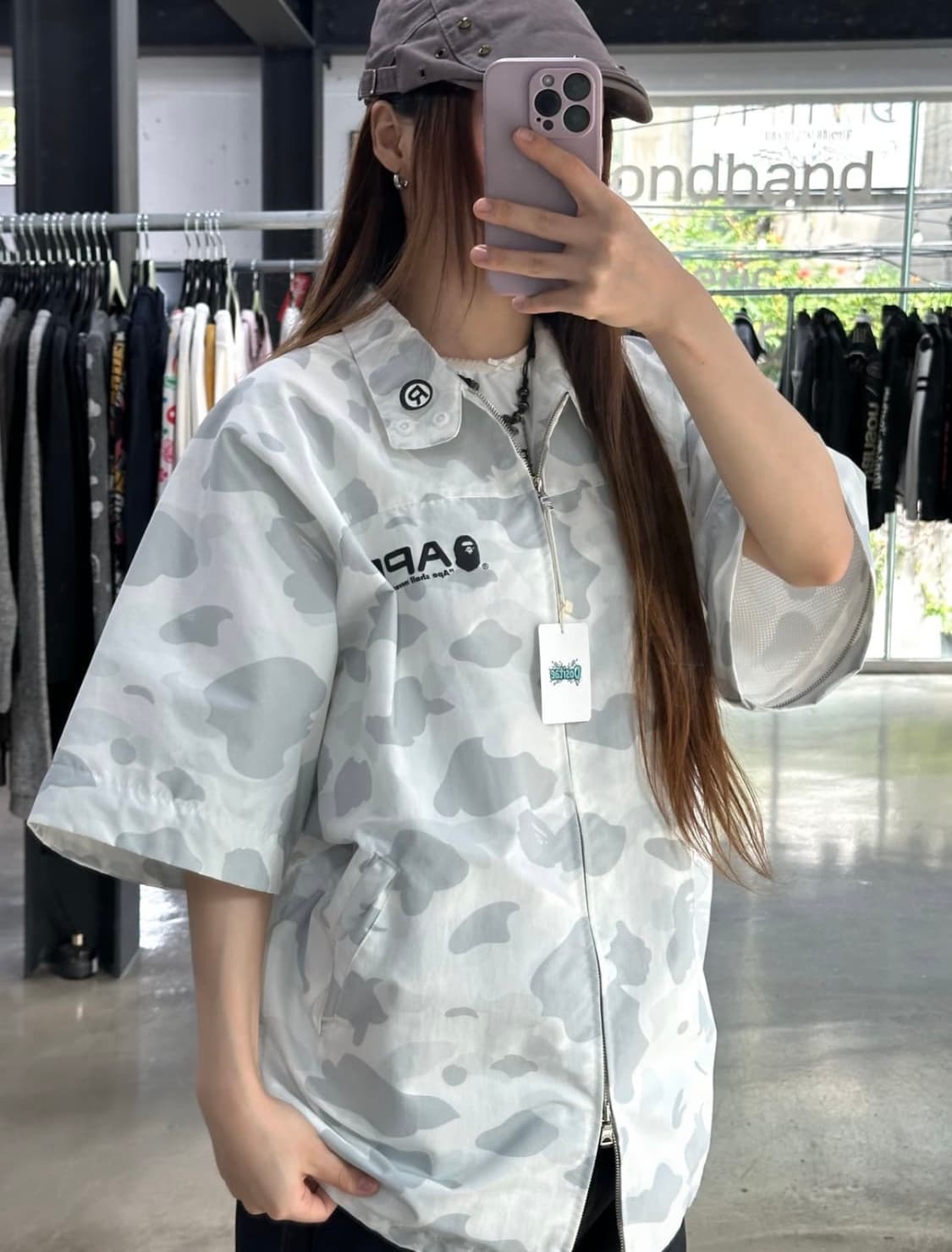 베이프 백계 팔분리 코치자켓 상품이미지2