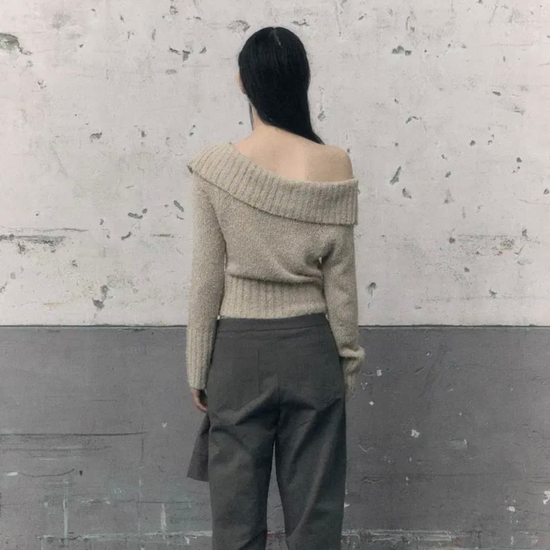 보헴서 보헤미안서울 리브드 오프숄더 아이보리 상품이미지2