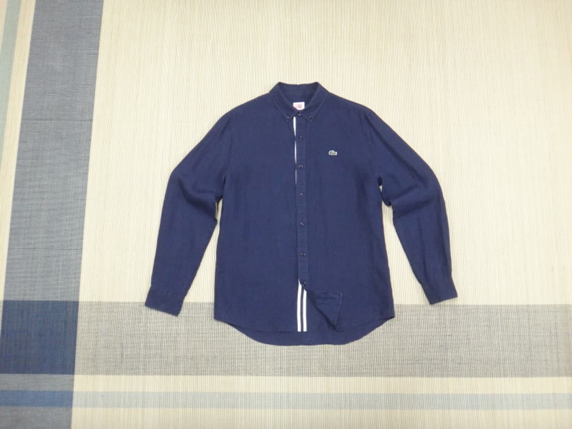 (105) 라코스테 라이브 린넨 하절기 남성 긴팔 셔츠 상품이미지1