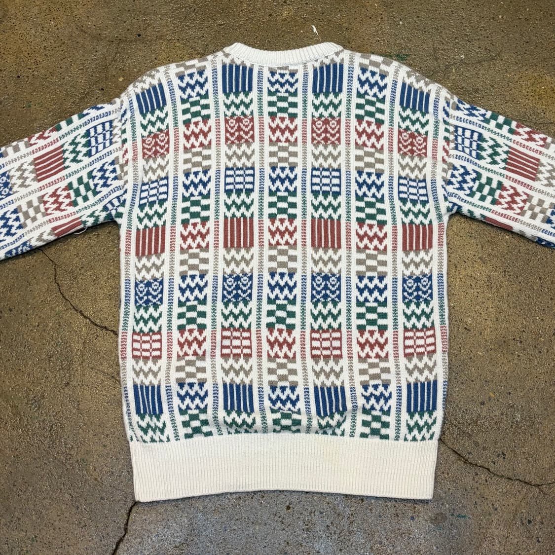 90s Made in USA 빈티지 코튼 니트 상품이미지8