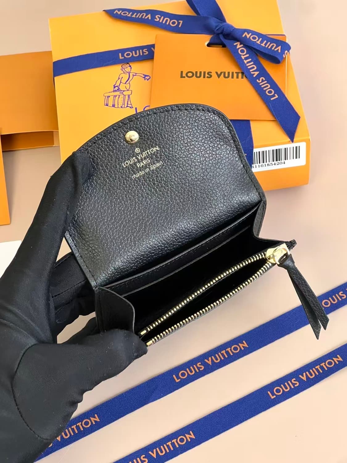 루이비통 로잘리 코인 퍼스 모노그램 블랙 상품이미지3