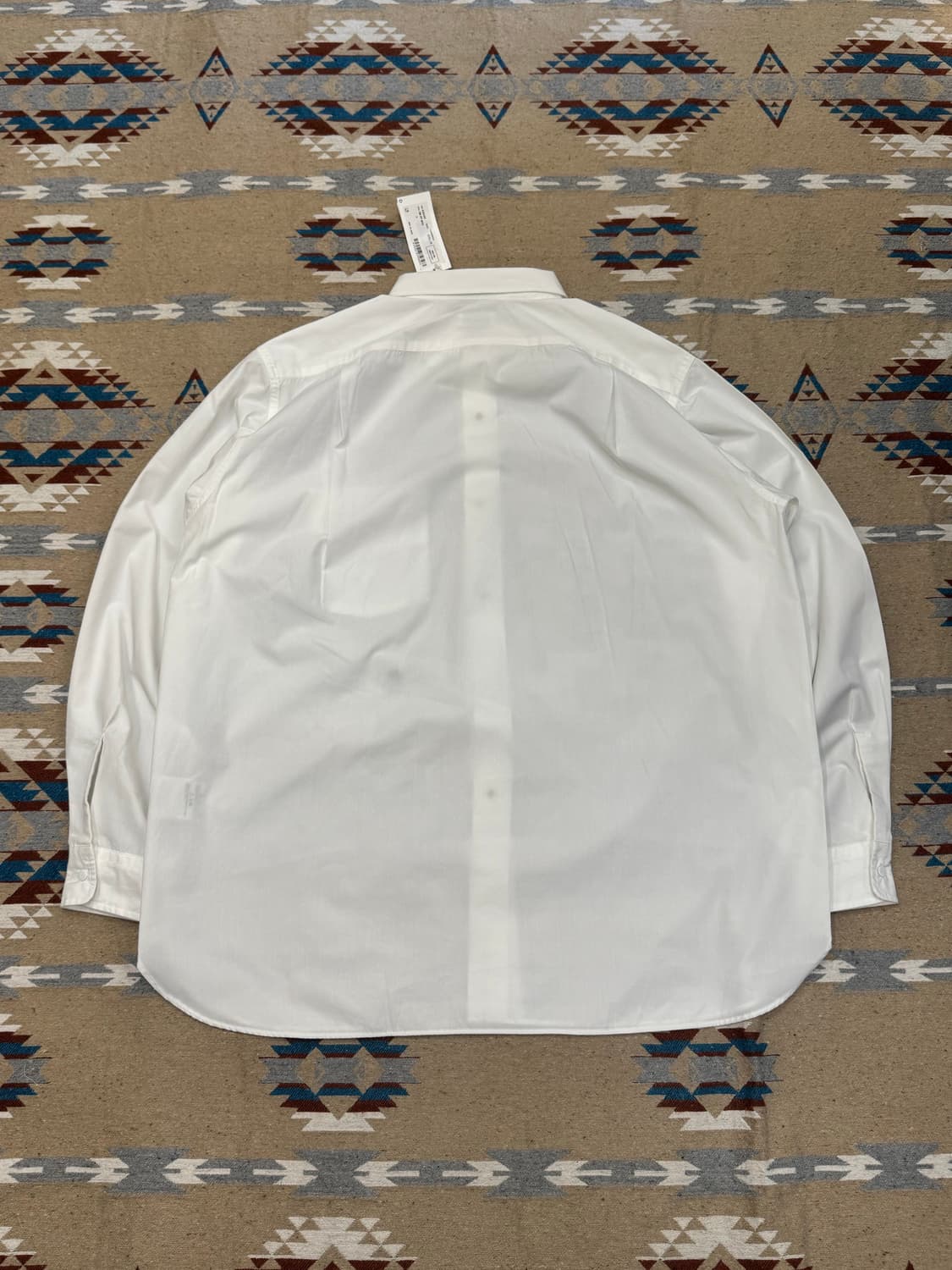 [L][105] 나나미카 레귤러 카라 윈드 셔츠 화이트 상품이미지6