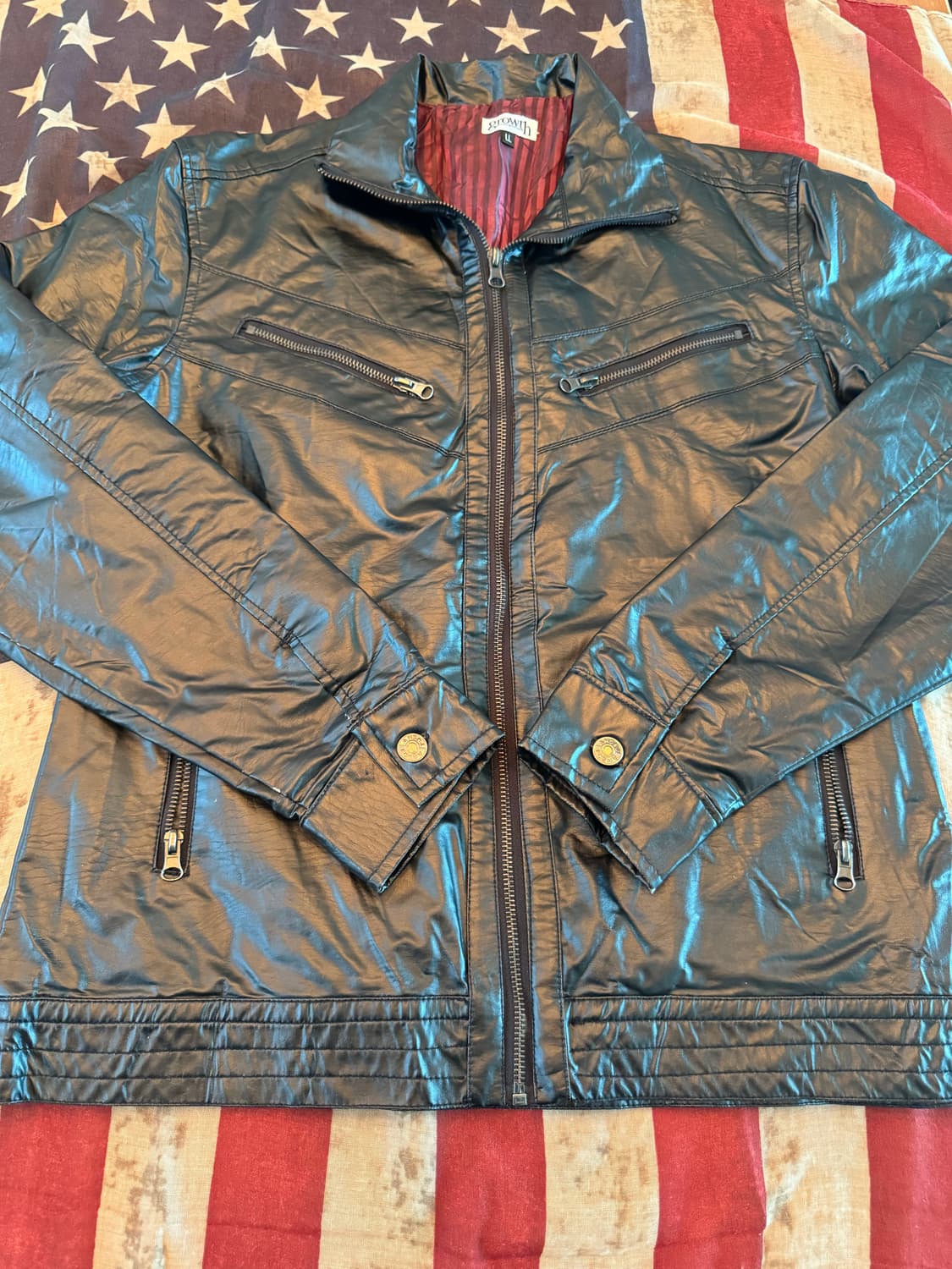 90s 재패니즈 빈티지 레더자켓 상품이미지1