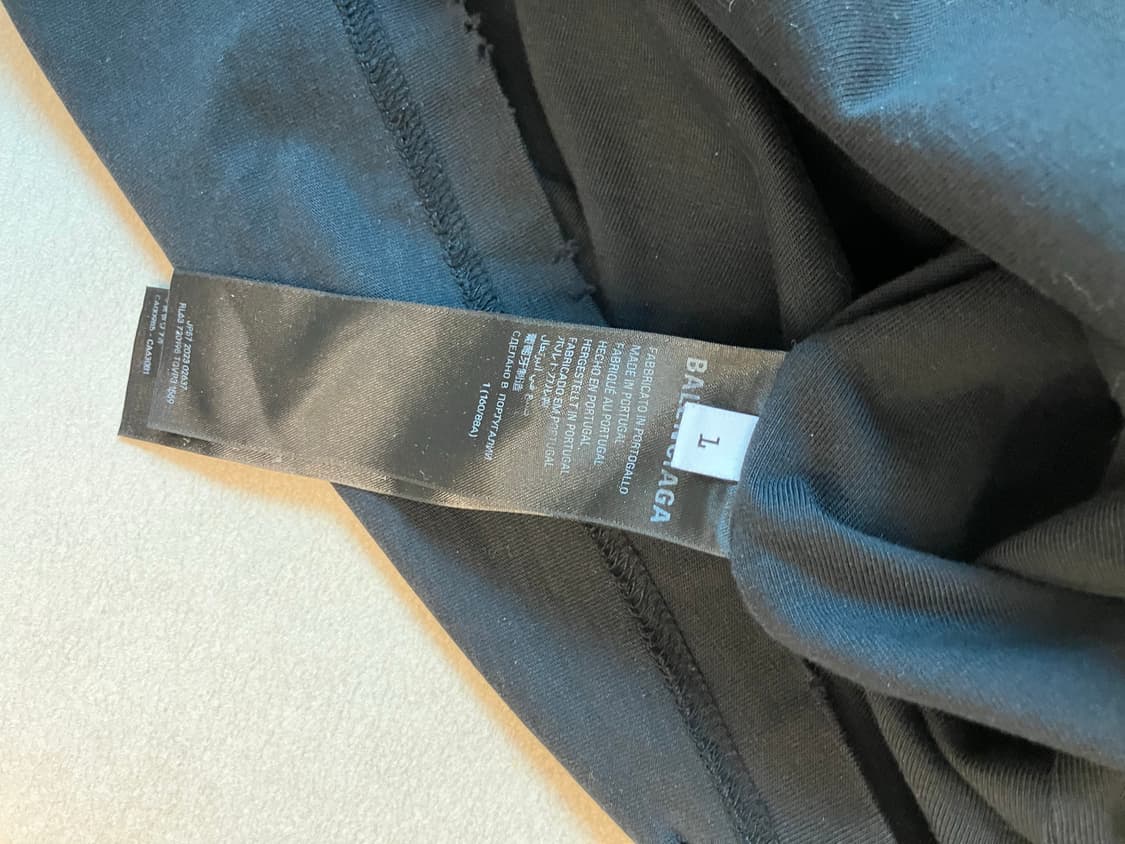 Balenciaga inside out distressed tee 상품이미지6