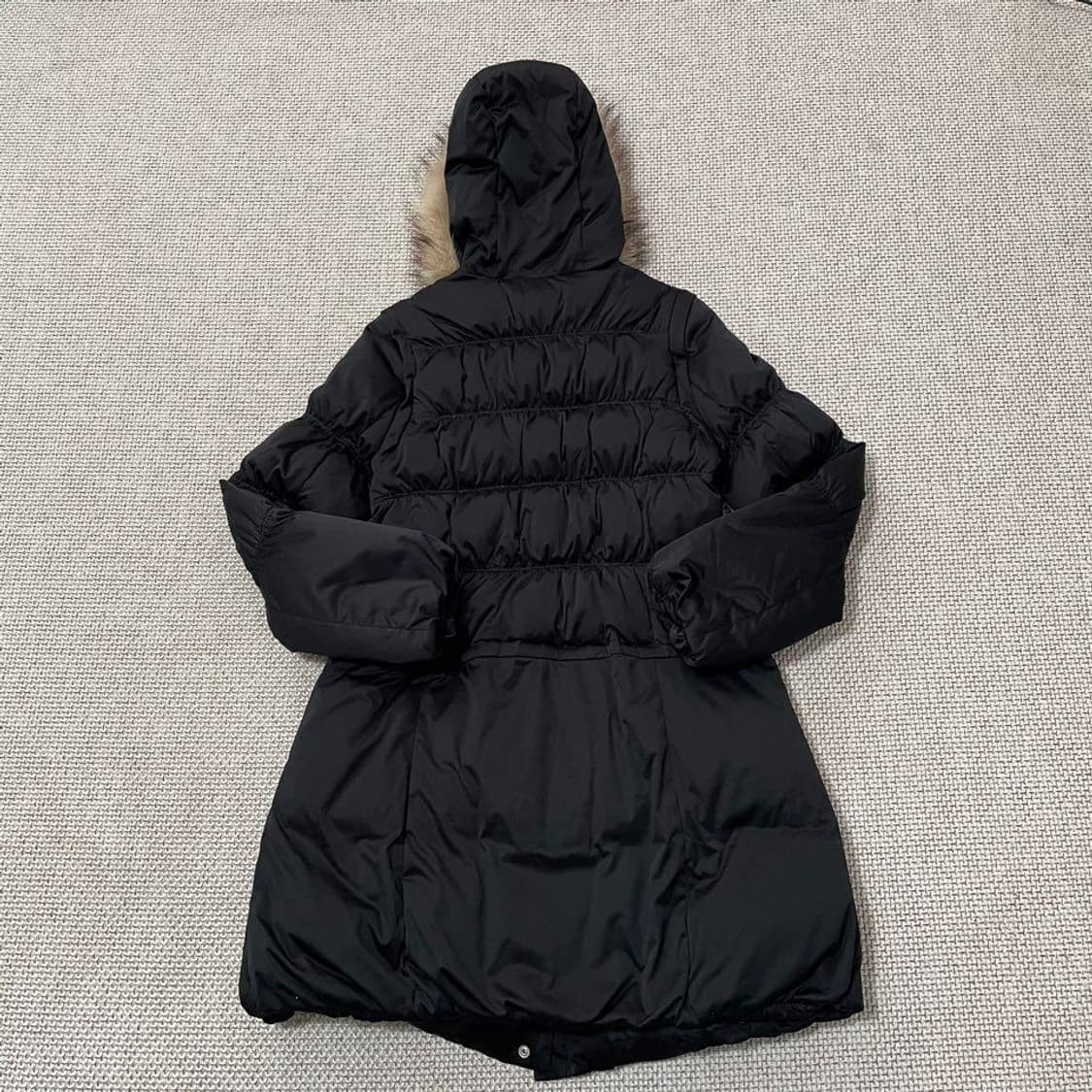 블랙앤화이트 여성 골프 롱패딩 6383 상품이미지3