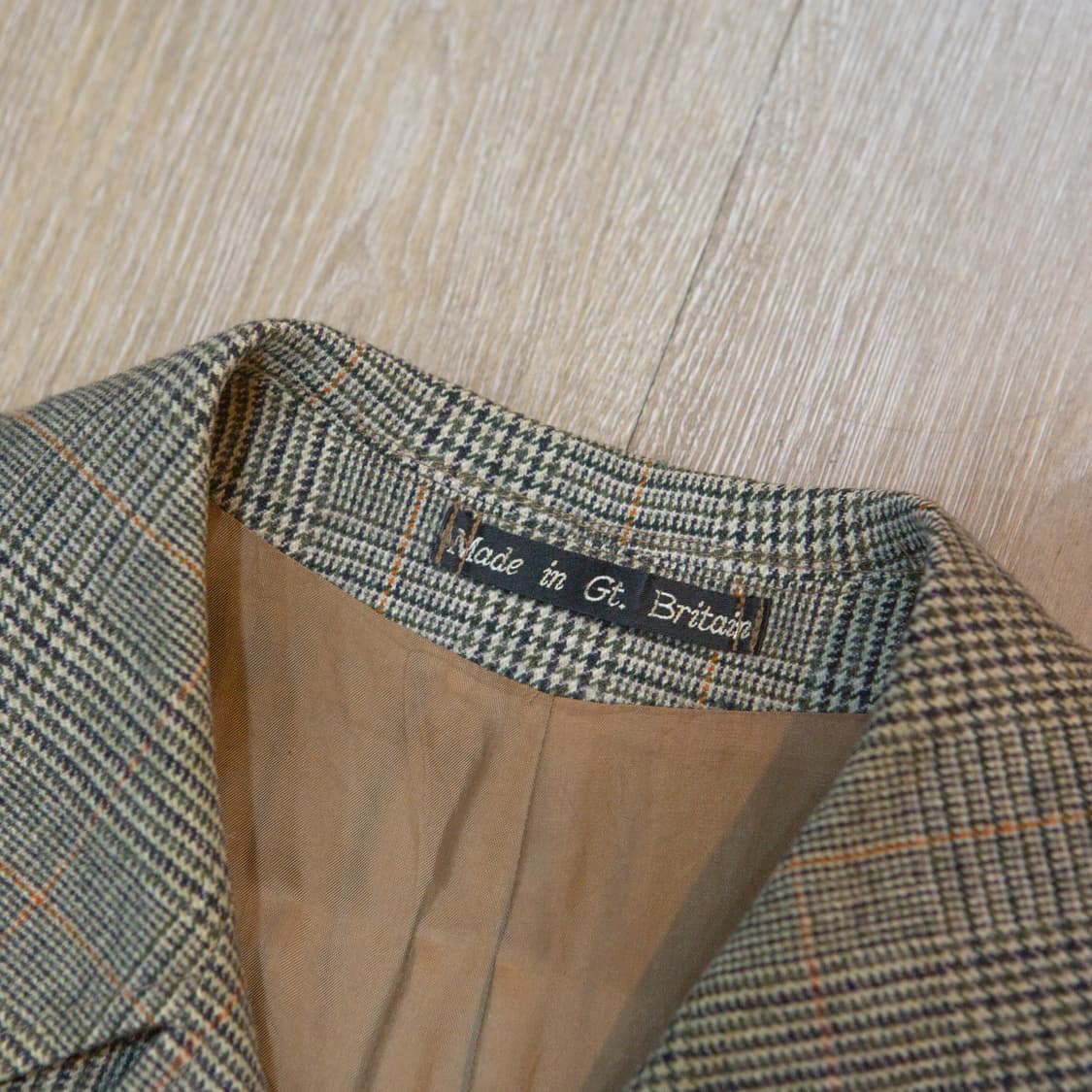 70s Dunn&co 하운드투스 울 맥코트 [Made in England 상품이미지3