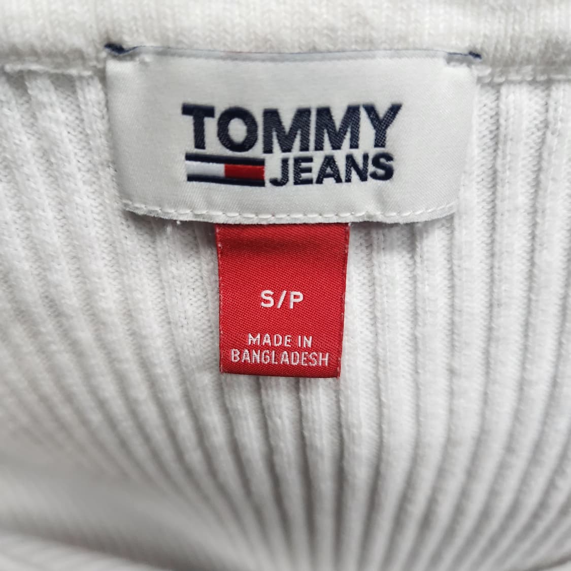 타미진스 로고 골지 크롭 가디건 S(S) 상품이미지5