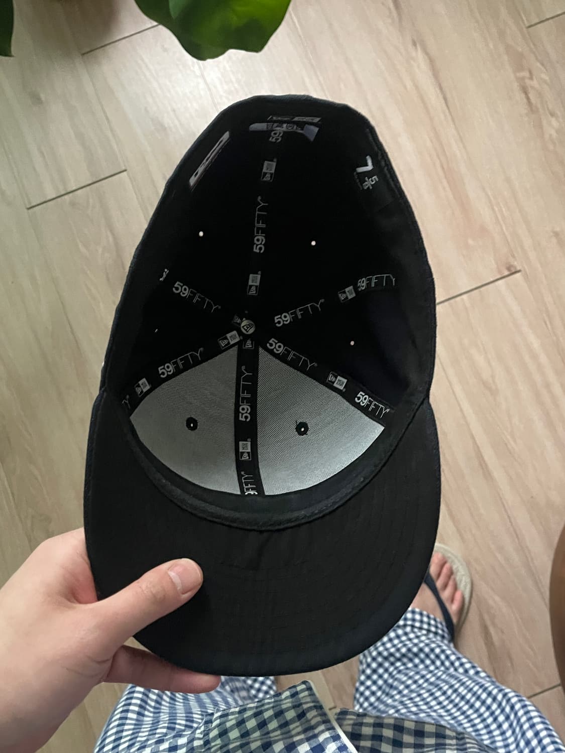 [758/60.6cm]뉴에라 어센틱 뉴욕 양키스 피티드캡 게임 네이비  상품이미지4