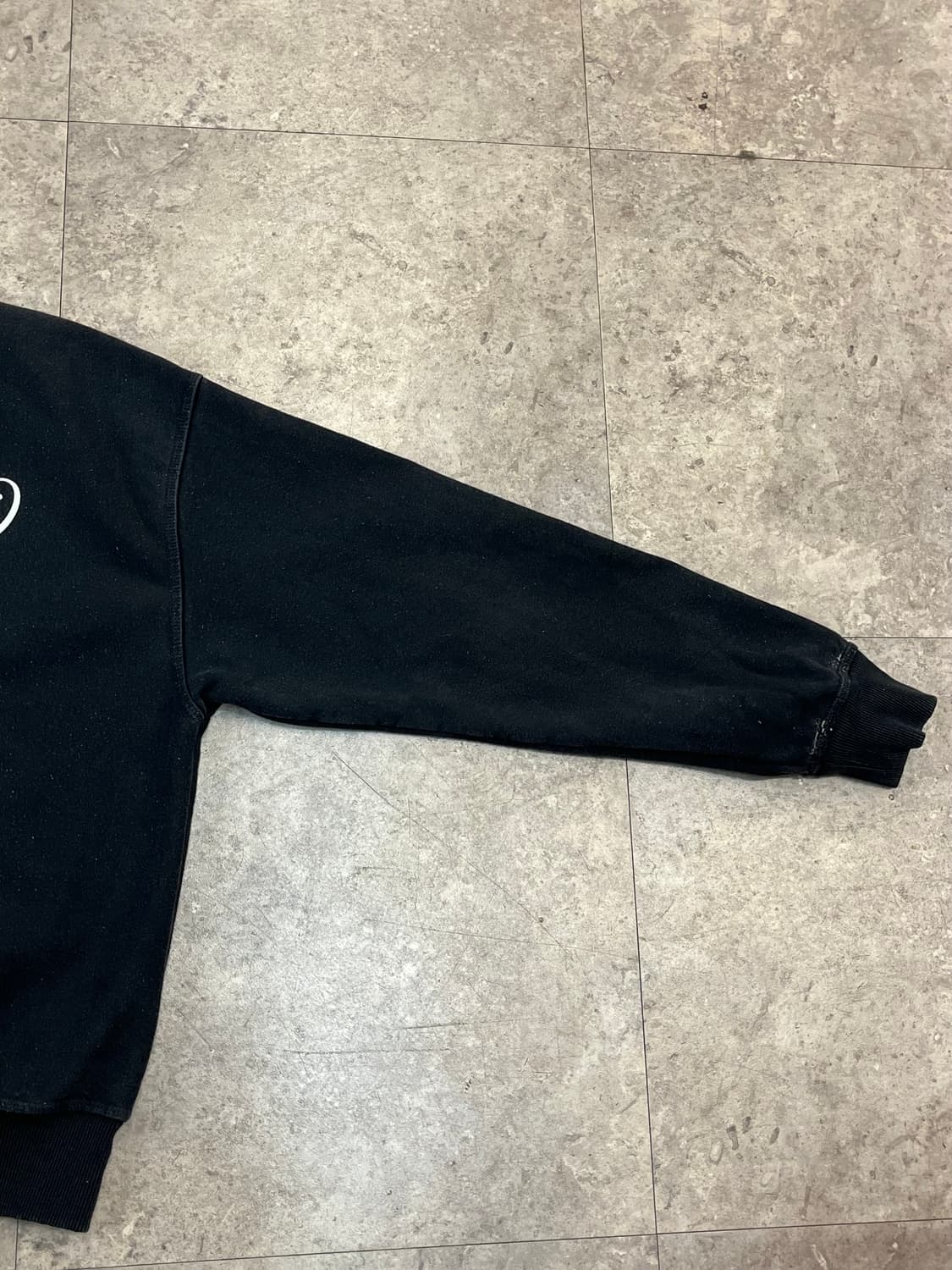 스투시 월드투어 기모 맨투맨 블랙 L #csz2188 상품이미지10