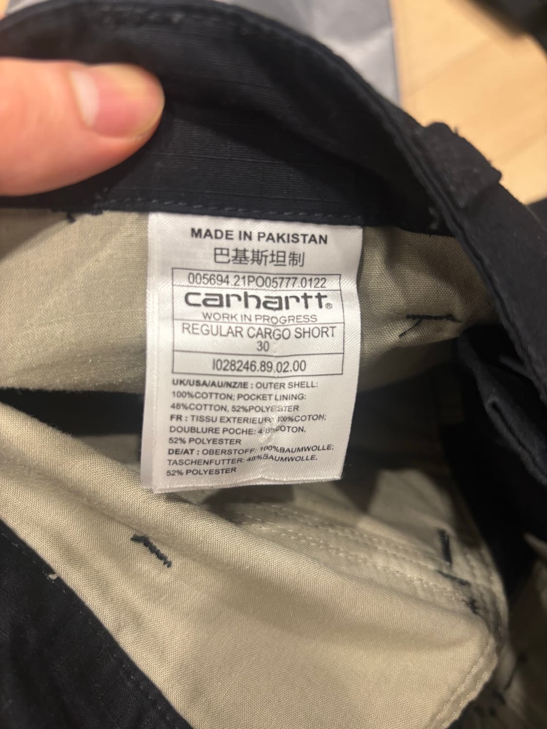 carhartt REGULAR  CARGO SHORT 상품이미지5