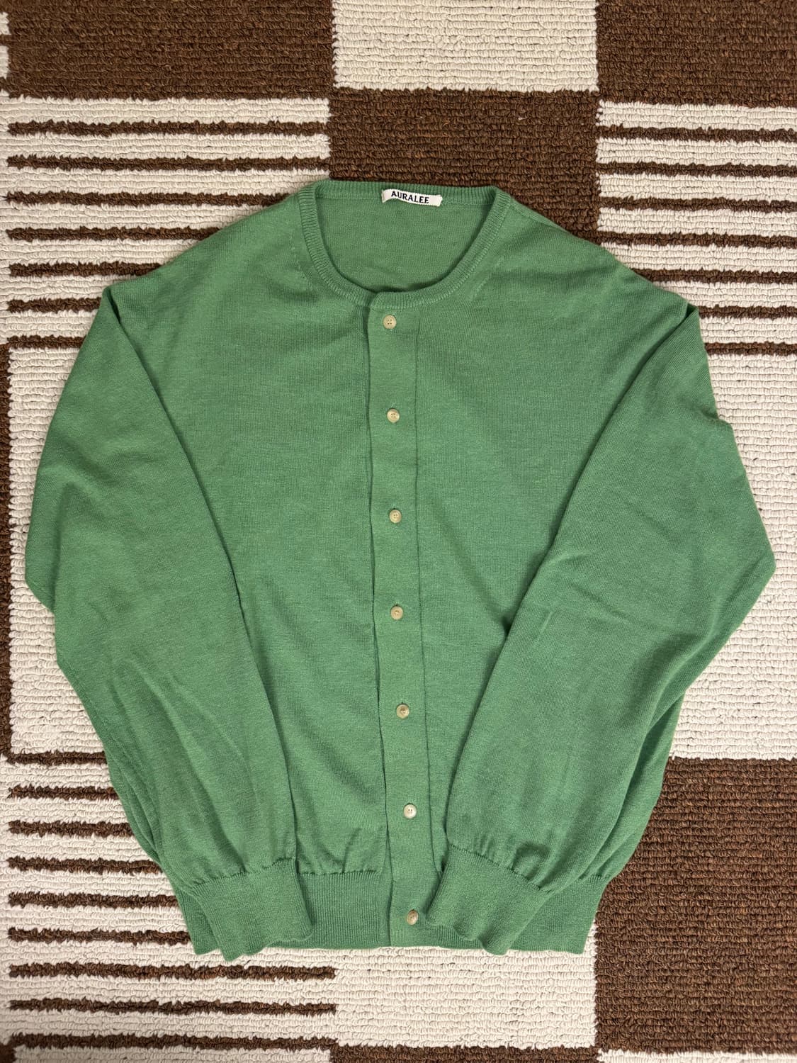 오라리 auralee 캐시미어 하드 트위스트 니트 가디건 상품이미지2
