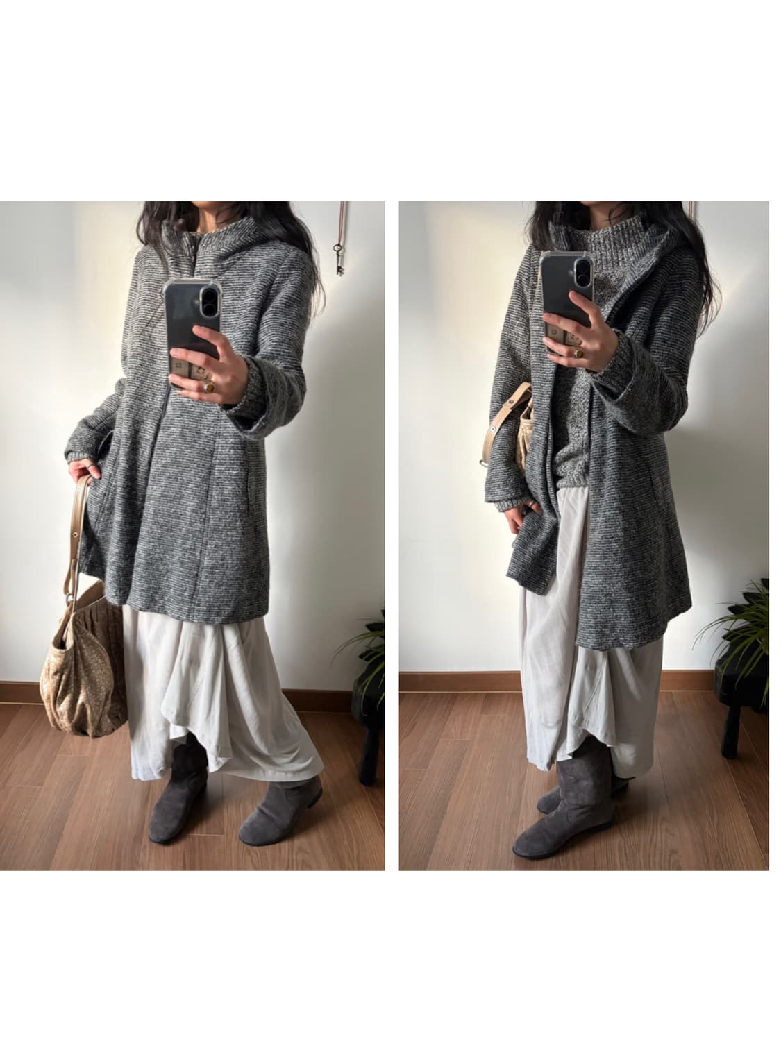 hooded zip-up coat 상품이미지5