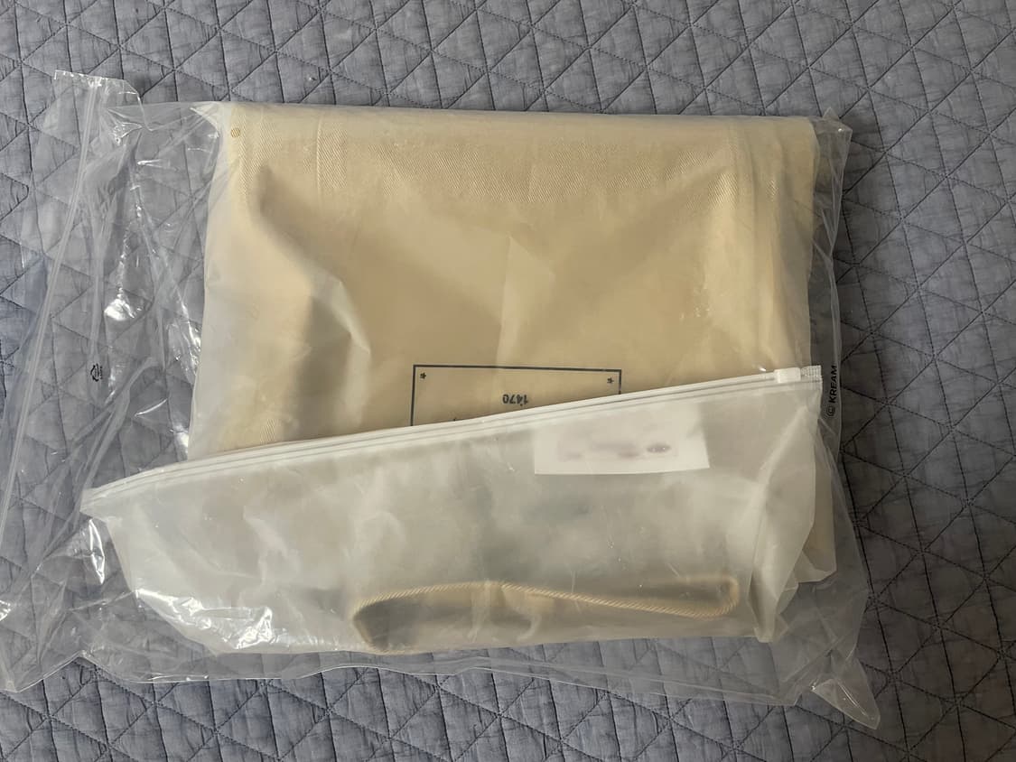 아오이로 커트 더블 니 팬츠 탄 2025 사이즈 1 상품이미지2