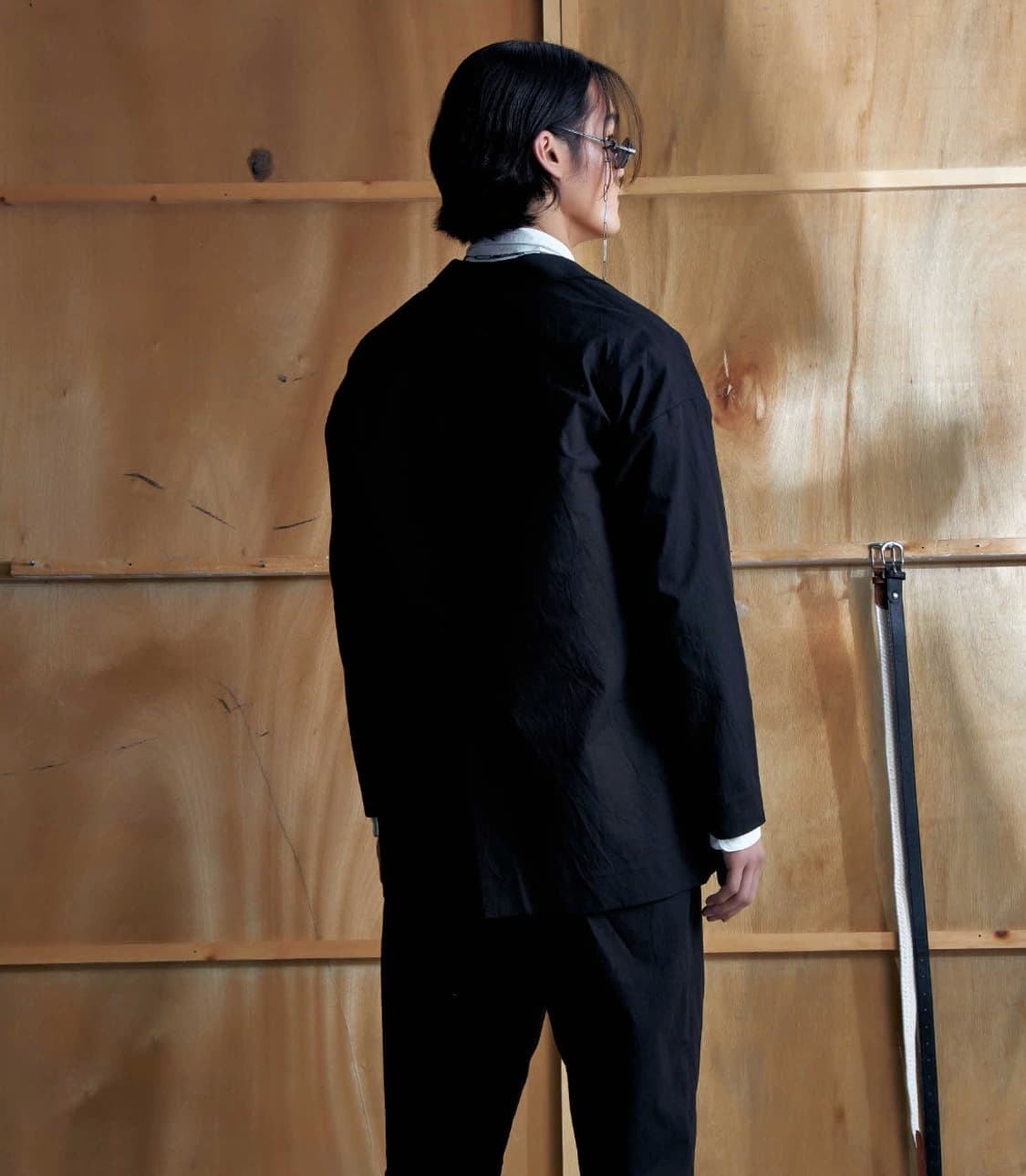 OPENER CRINKLE JACKET BLACK 상품이미지3