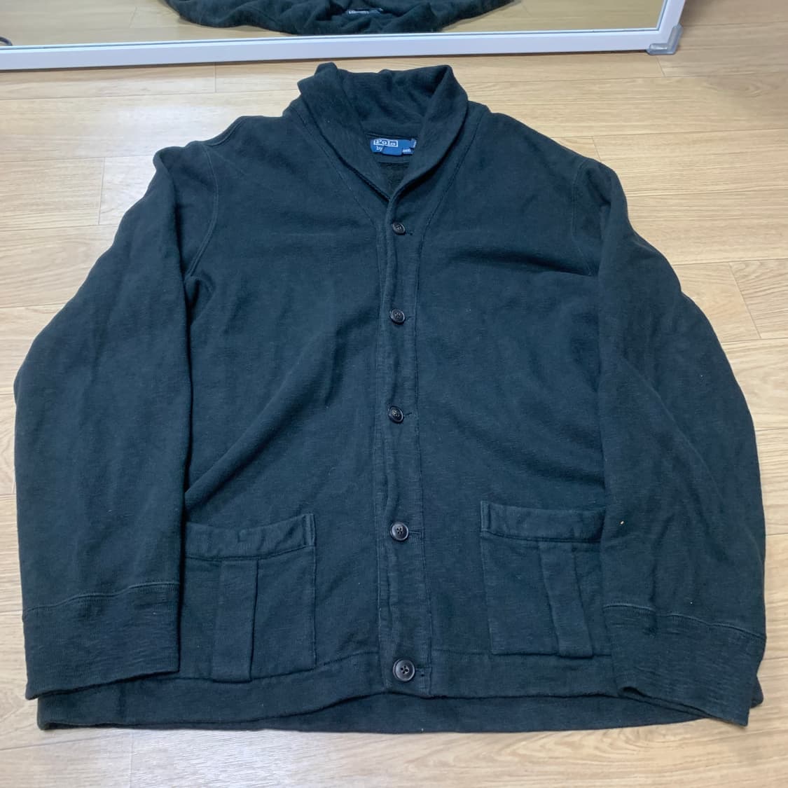 XL)Polo 폴로 랄프로렌 면 숄카라 가디건 상품이미지1