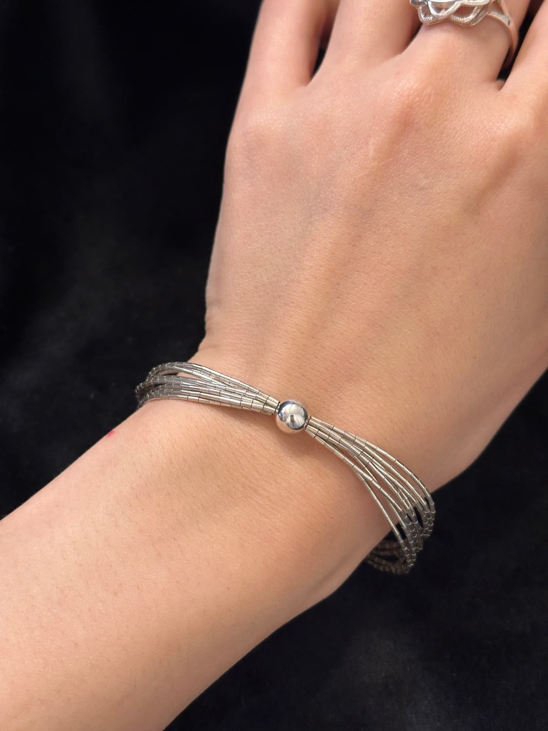 80~90s Liquid Multi Strand Ball 925silve 상품이미지1