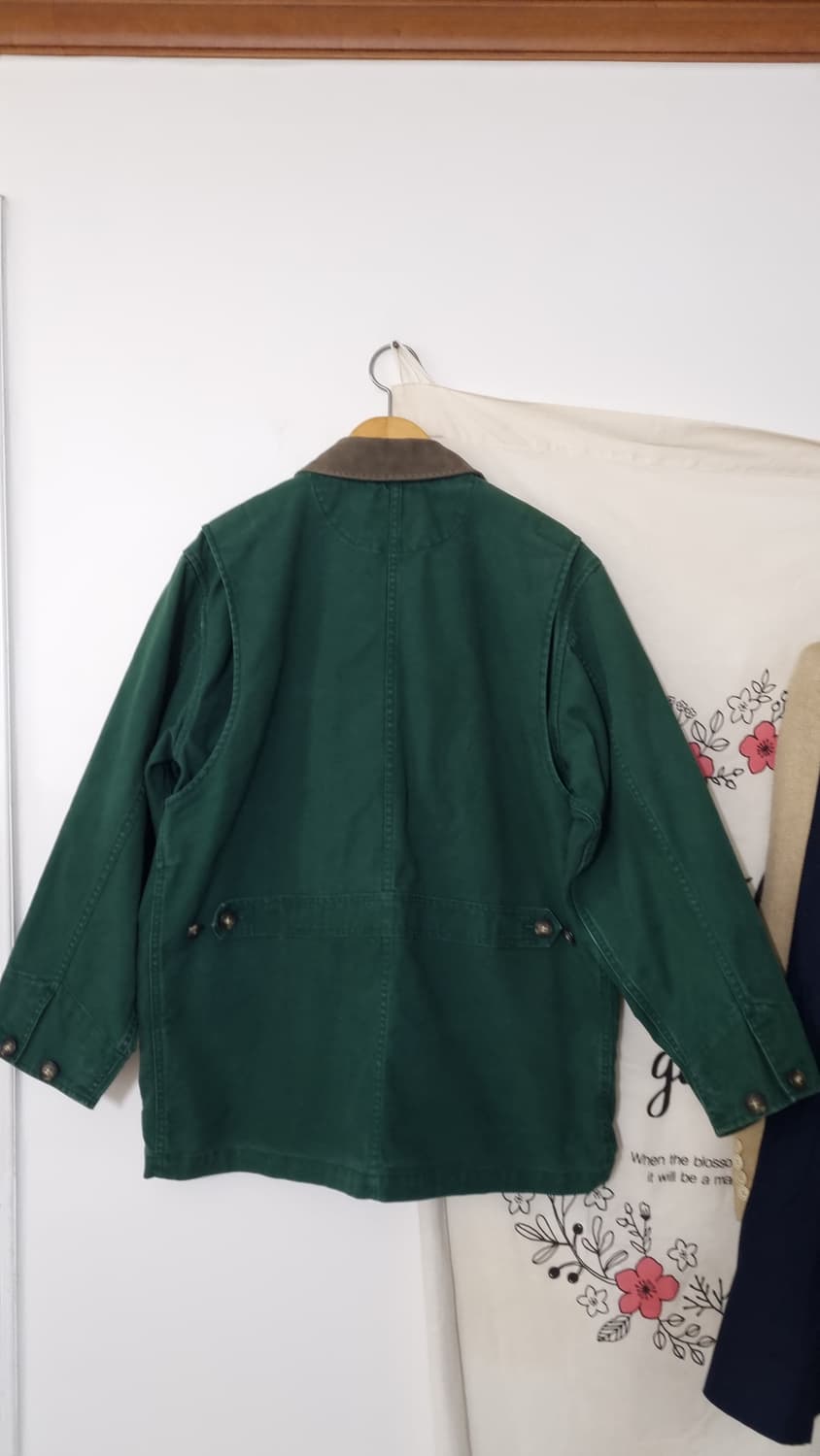 LAND'S END 90's 레더 카라 워크자켓  상품이미지5