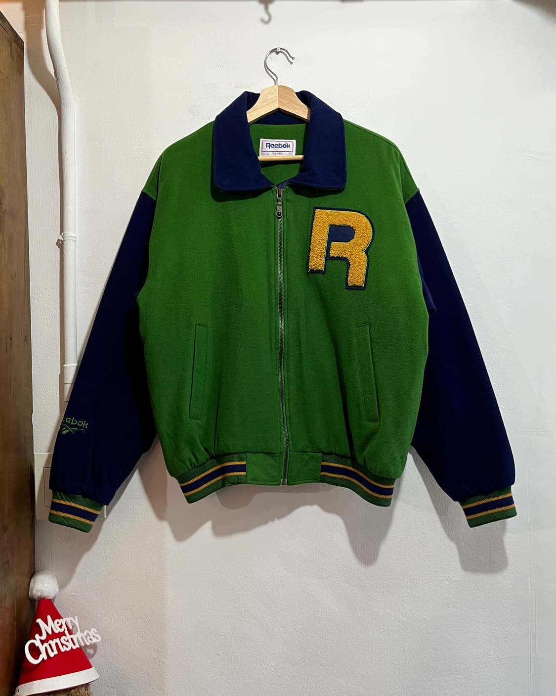 90s 리복 울 바시티 자켓 (Old Reebok Varsity) 상품이미지2