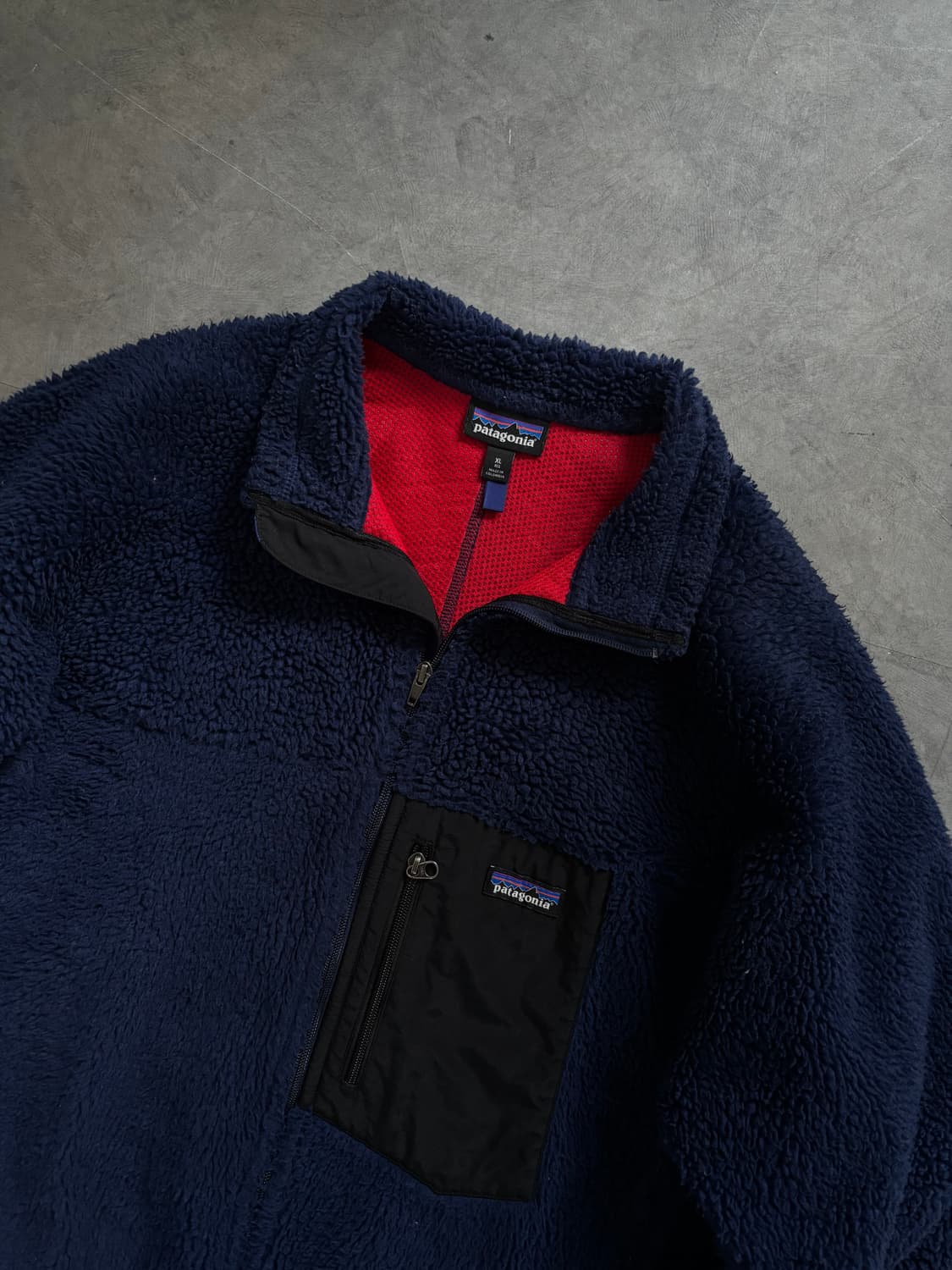 Patagonia 파타고니아 블루 컬러 플리스 자켓 상품이미지3