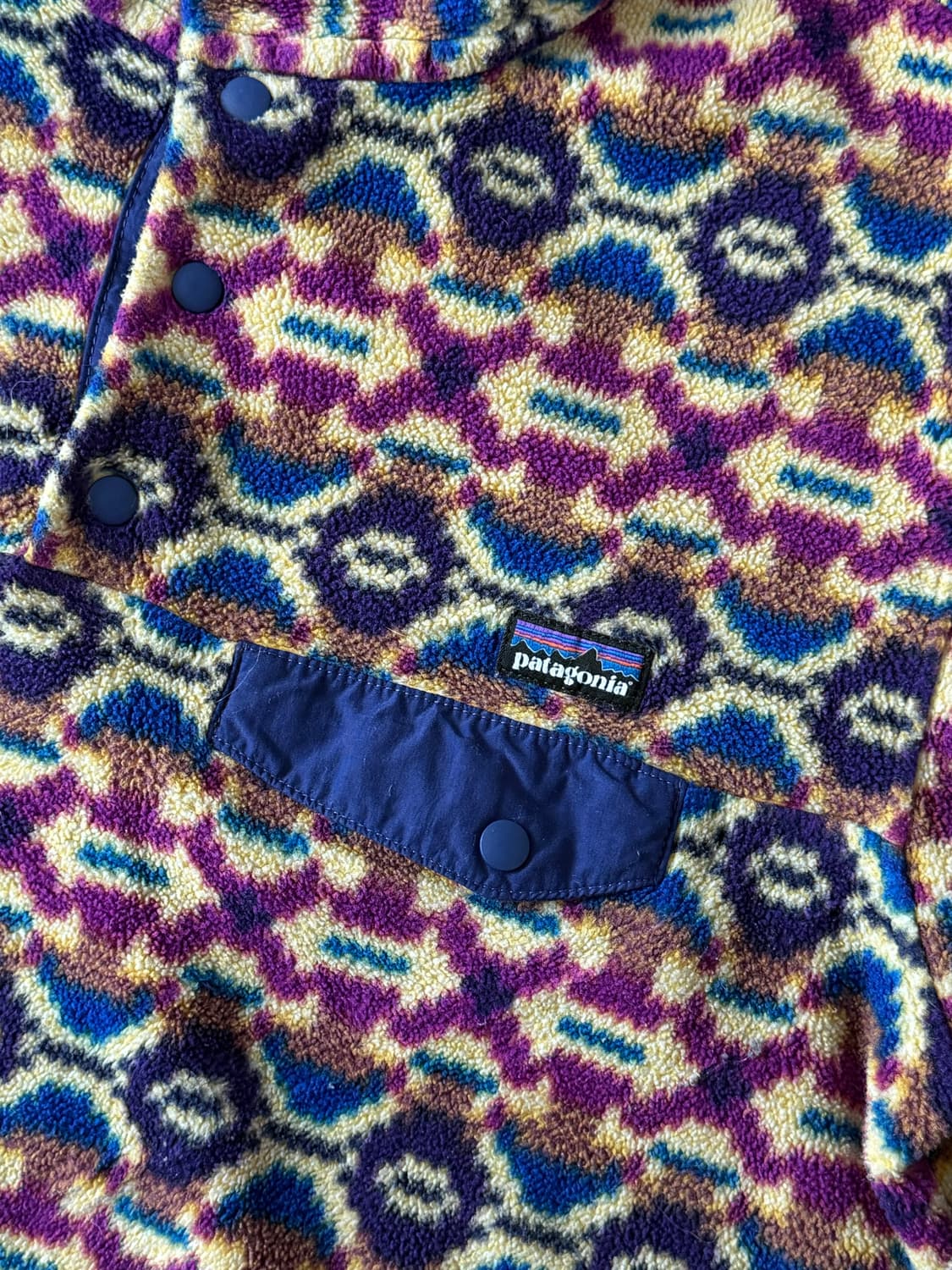 파타고니아 신칠라 플리스 스냅티 아즈텍 멀티컬러 우먼L 상품이미지4