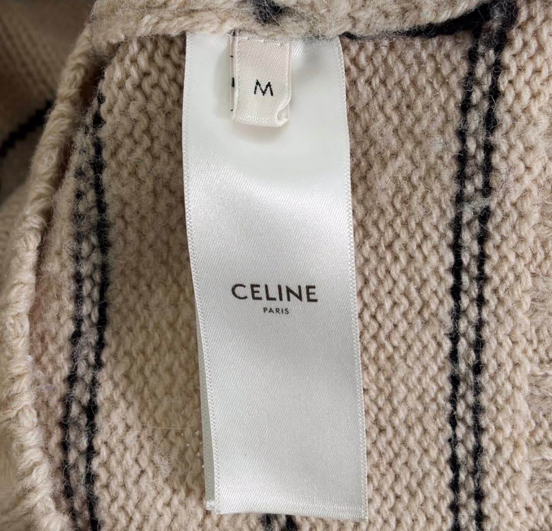 [M] 셀린느 24fw 남성 울 트리오페 트리옹프 스트라이프 니트 스웨터 상품이미지8