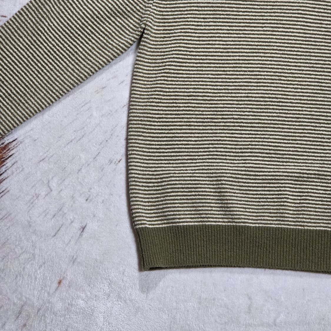 그린 단가라 스프라이프 니트 상품이미지3