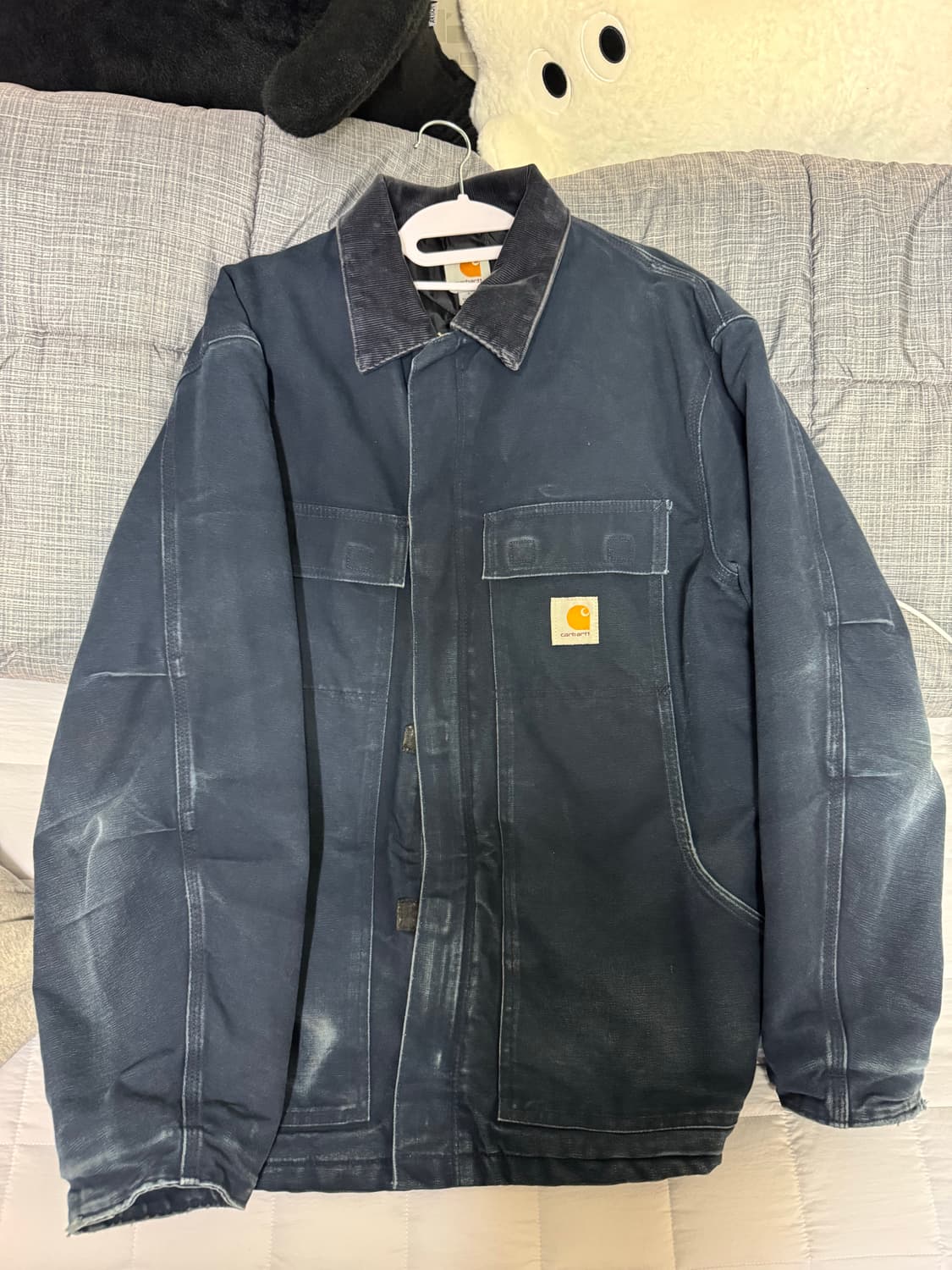 칼하트 블루 워크자켓 상품이미지1