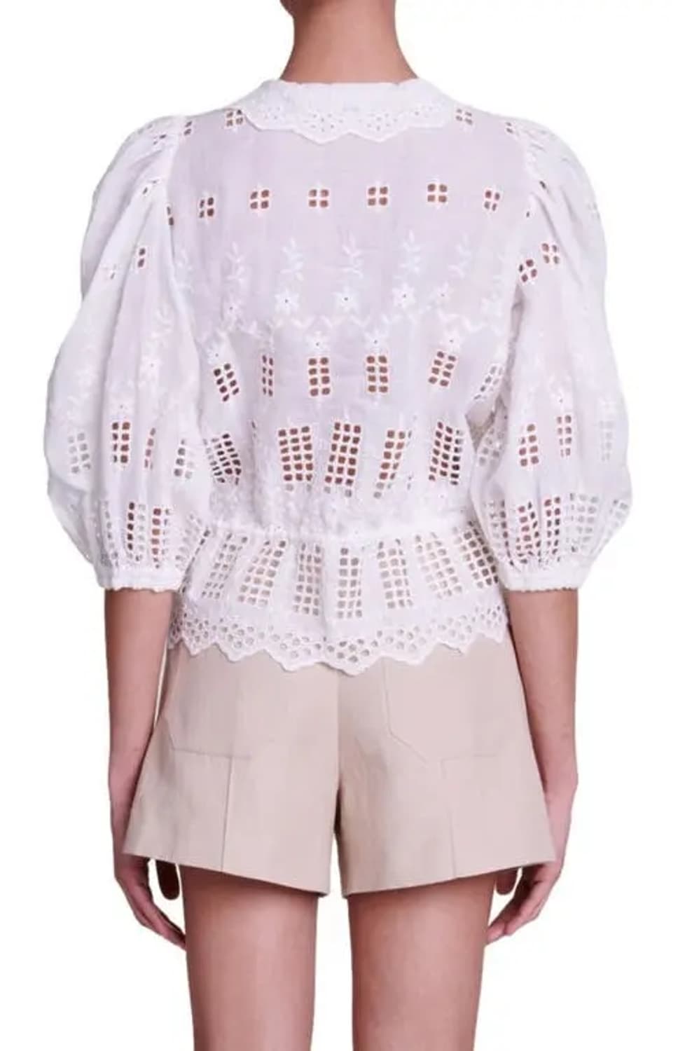 마쥬 오픈워크 자수 블라우스 상품이미지5