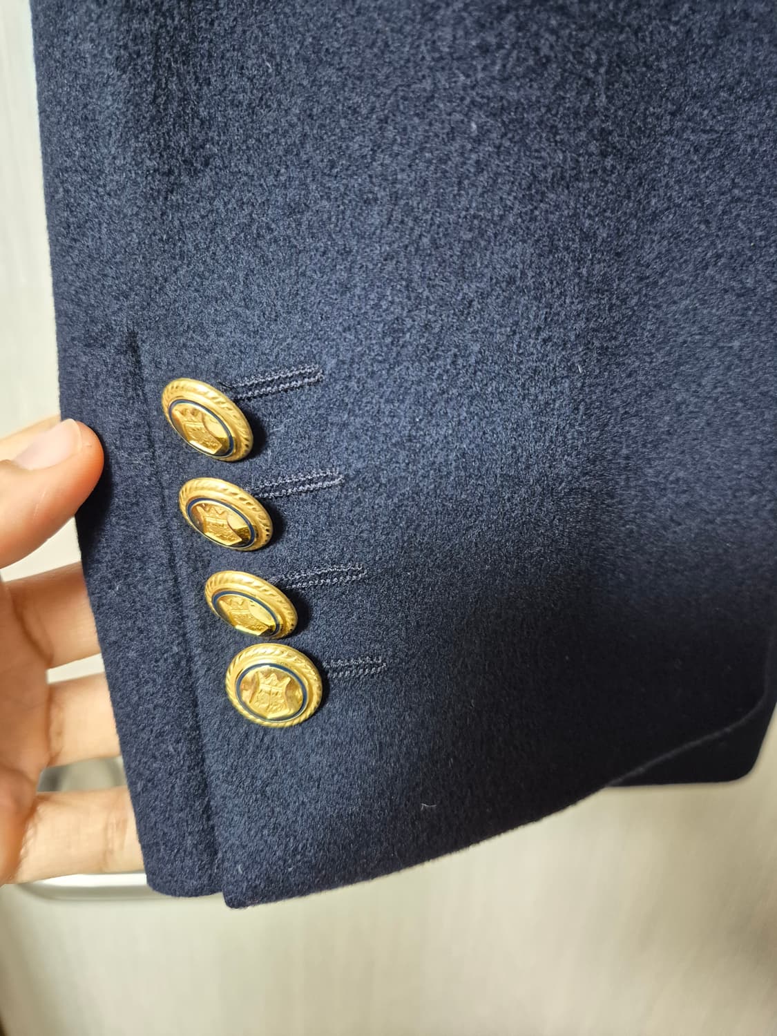 아쿠아스큐텀 캐시미어 더블 브레스트 블레이저 자켓 캐시미어100% 상품이미지4