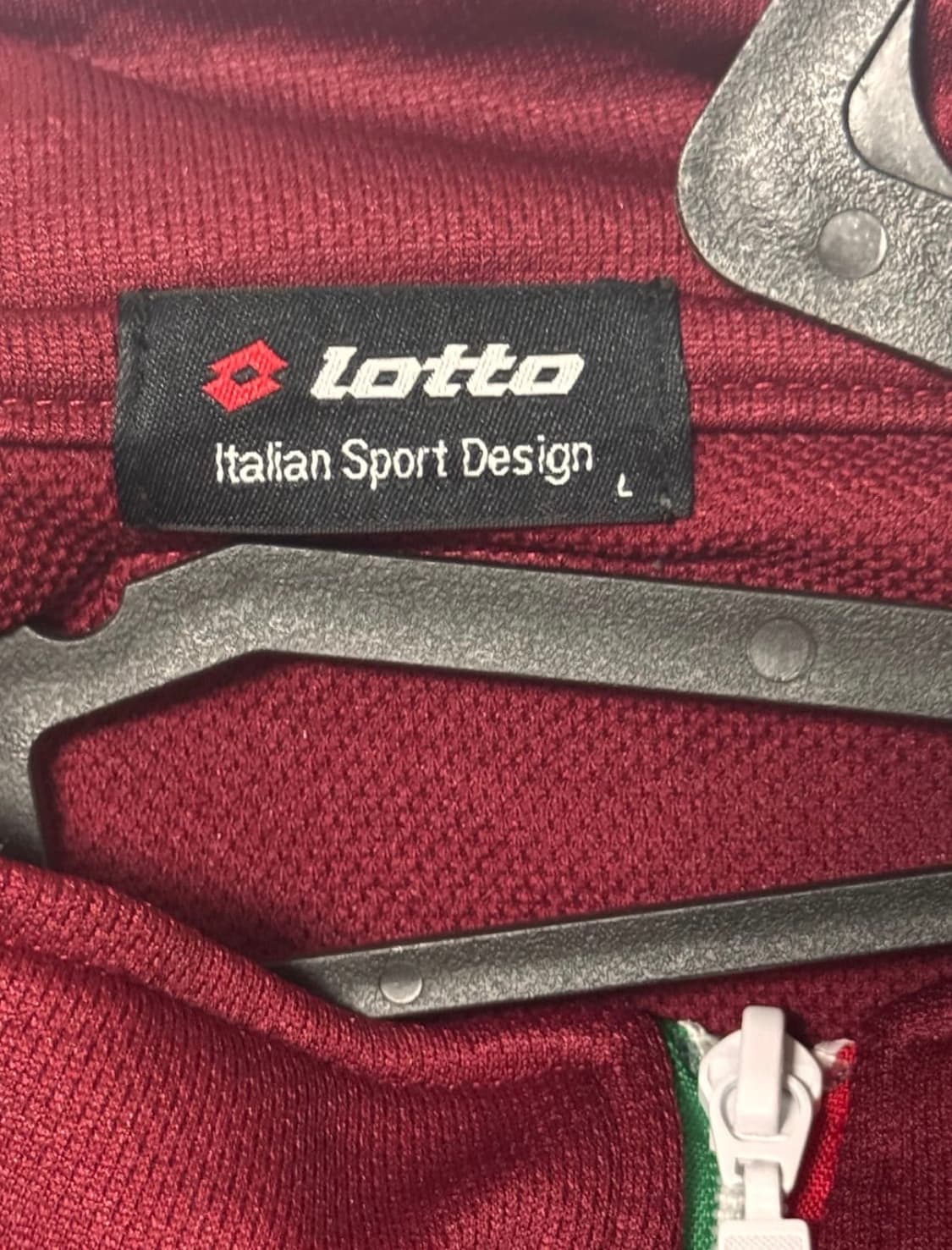로또 이탈리아 챌린지 버건디 트랙 집업 상품이미지3
