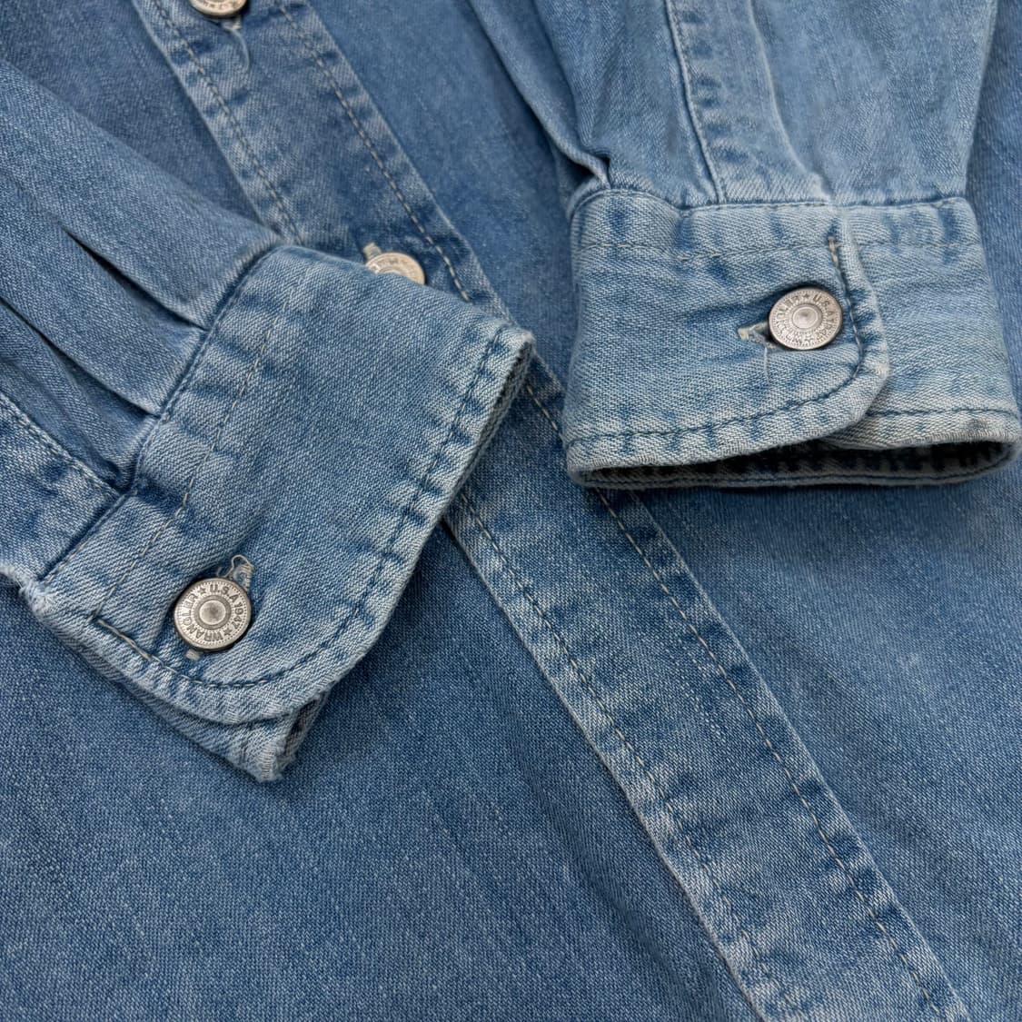 wrangler 랭글러 빈티지 데님 셔츠  m  상품이미지4