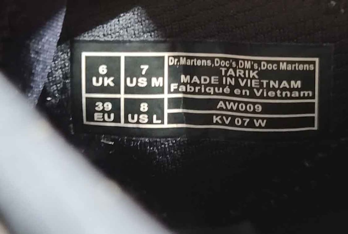 닥터마틴 패브릭 워커부츠 UK6사이즈(250) 상품이미지7