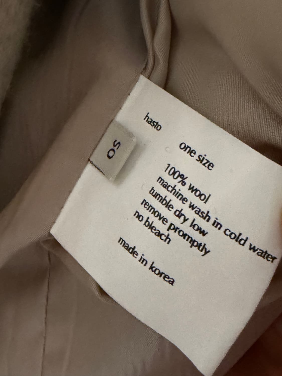 hasto 더블 롱 코트 판매 상품이미지7