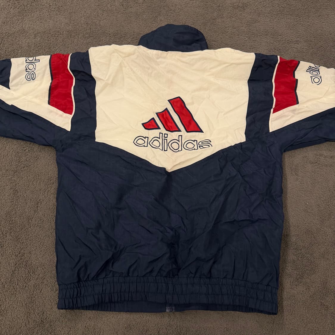 [정품/M] 아디다스 올드스쿨 배색 바람막이 자켓 상품이미지3