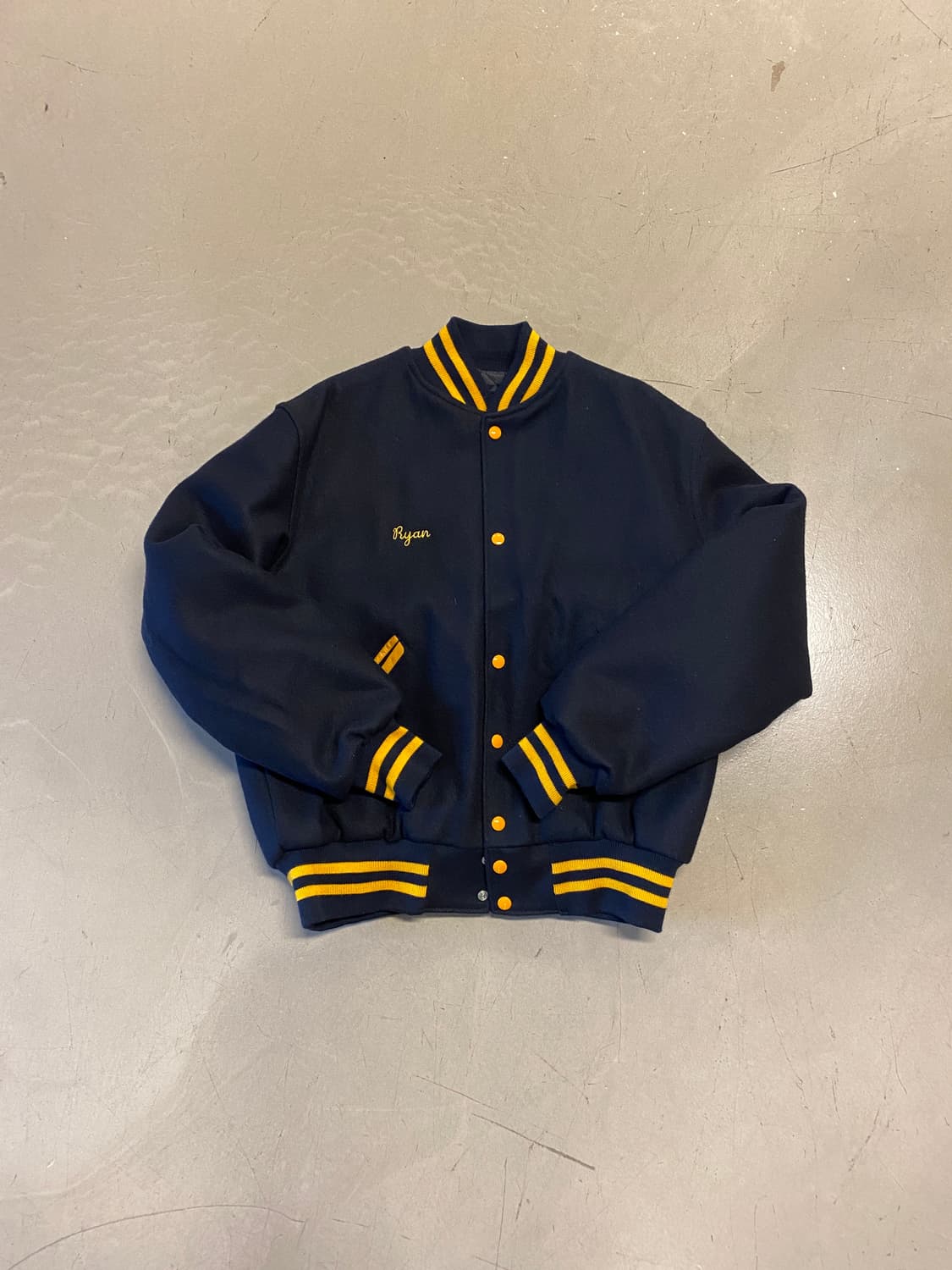 빈티지 울 베이스볼 자켓 (Man XL) AA1296 상품이미지2