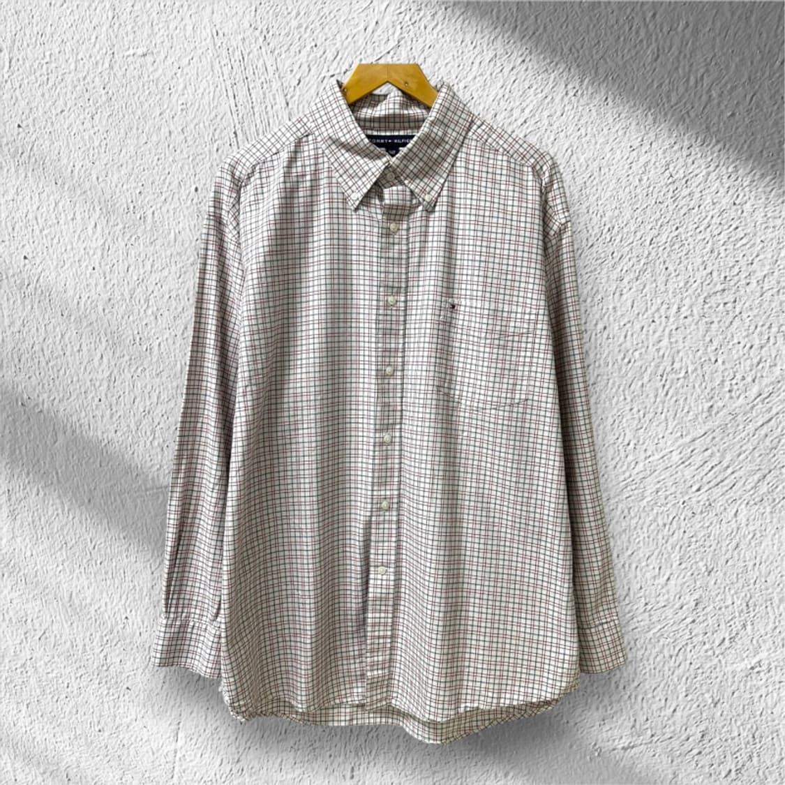 (2XL)타미체크셔츠-Y403 상품이미지1