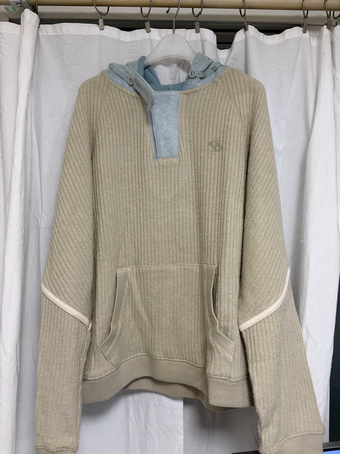 산산기어 Gear Ribbed Hoodie Knit 상품이미지1