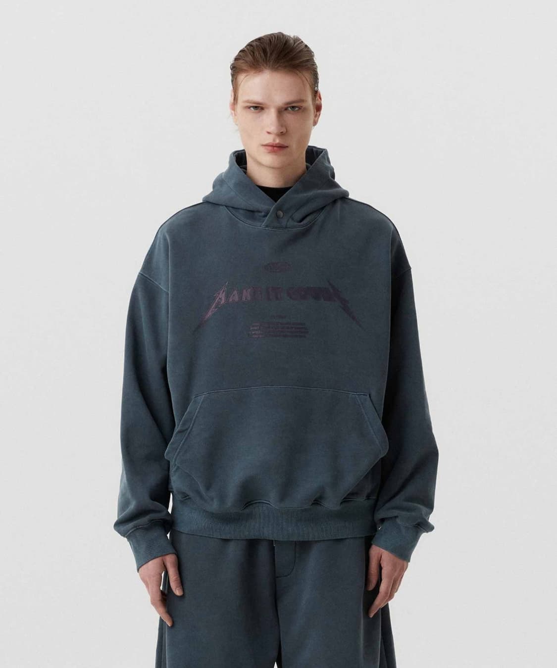 WMC 피그먼트 후드셋업 NAVY (M/30) 상품이미지3