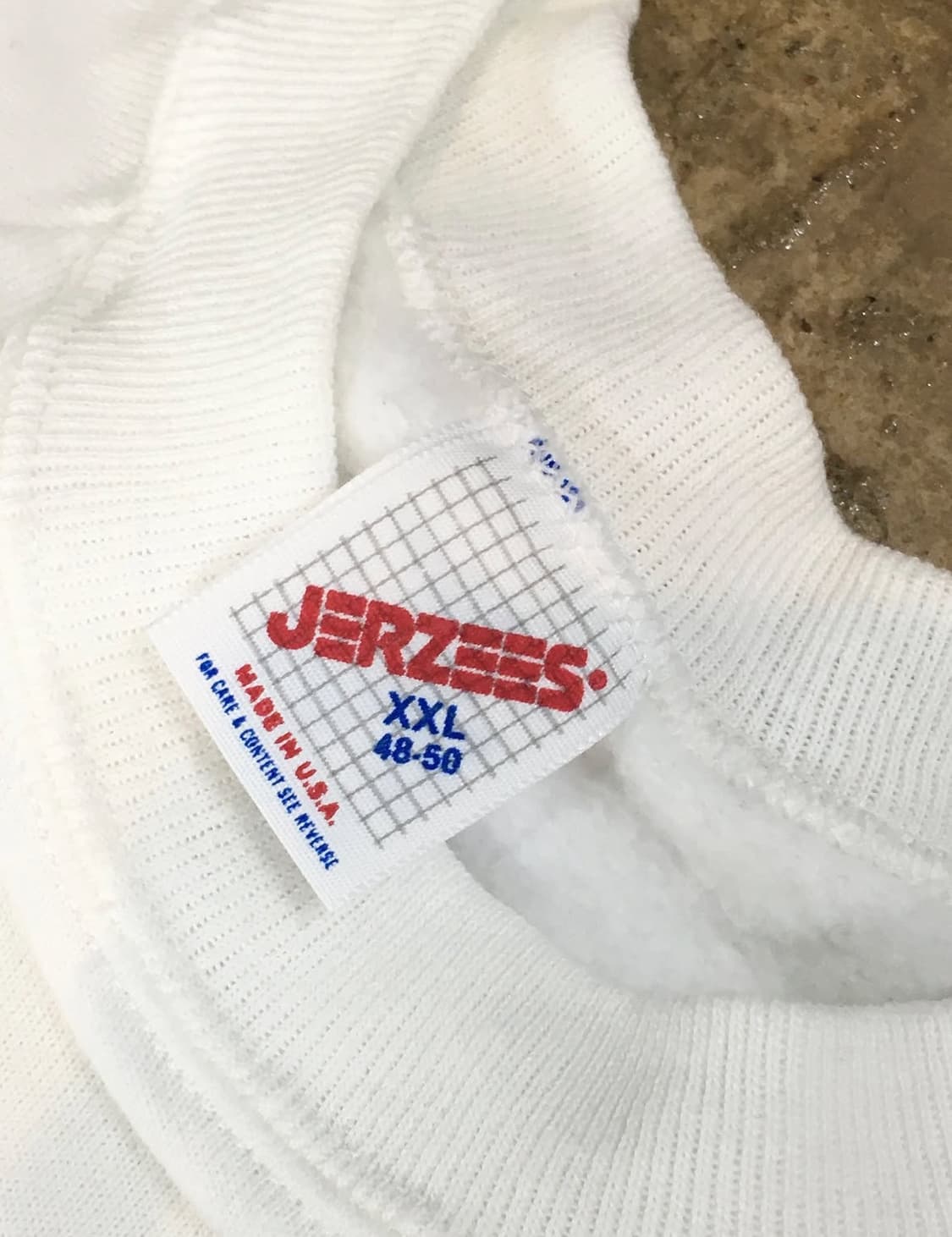 Jerzees 화이트 스웻 셔츠 상품이미지4