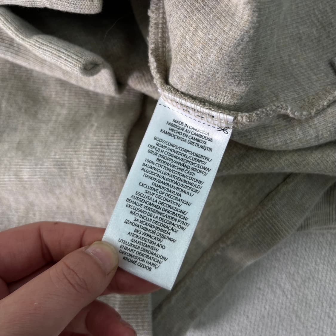 100 폴로랄프로렌 신형라벨 반집업 베이지 니트 상품이미지6