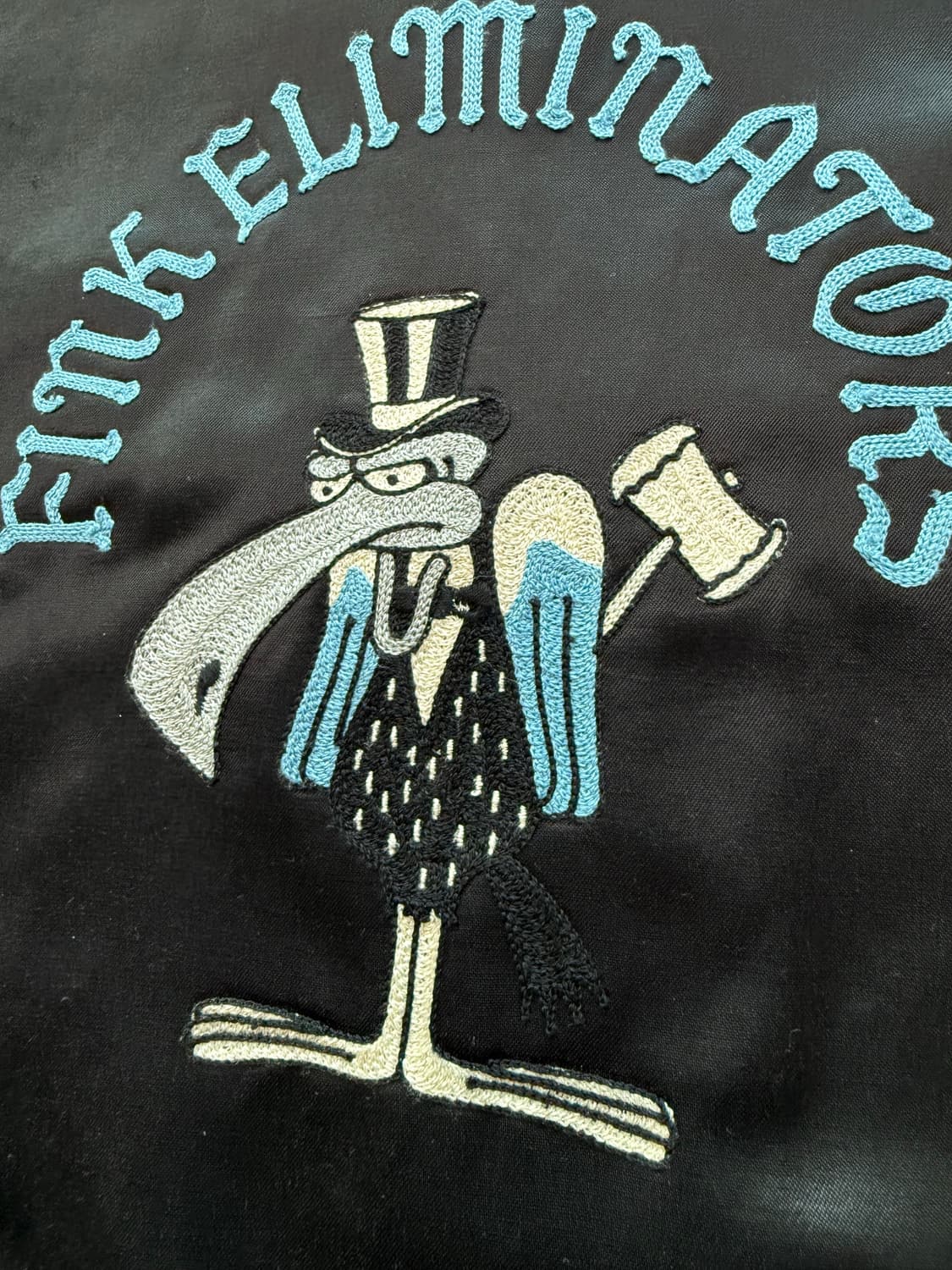 (XL) 바우와우 x 스케치 사틴 바시티 자켓 상품이미지5