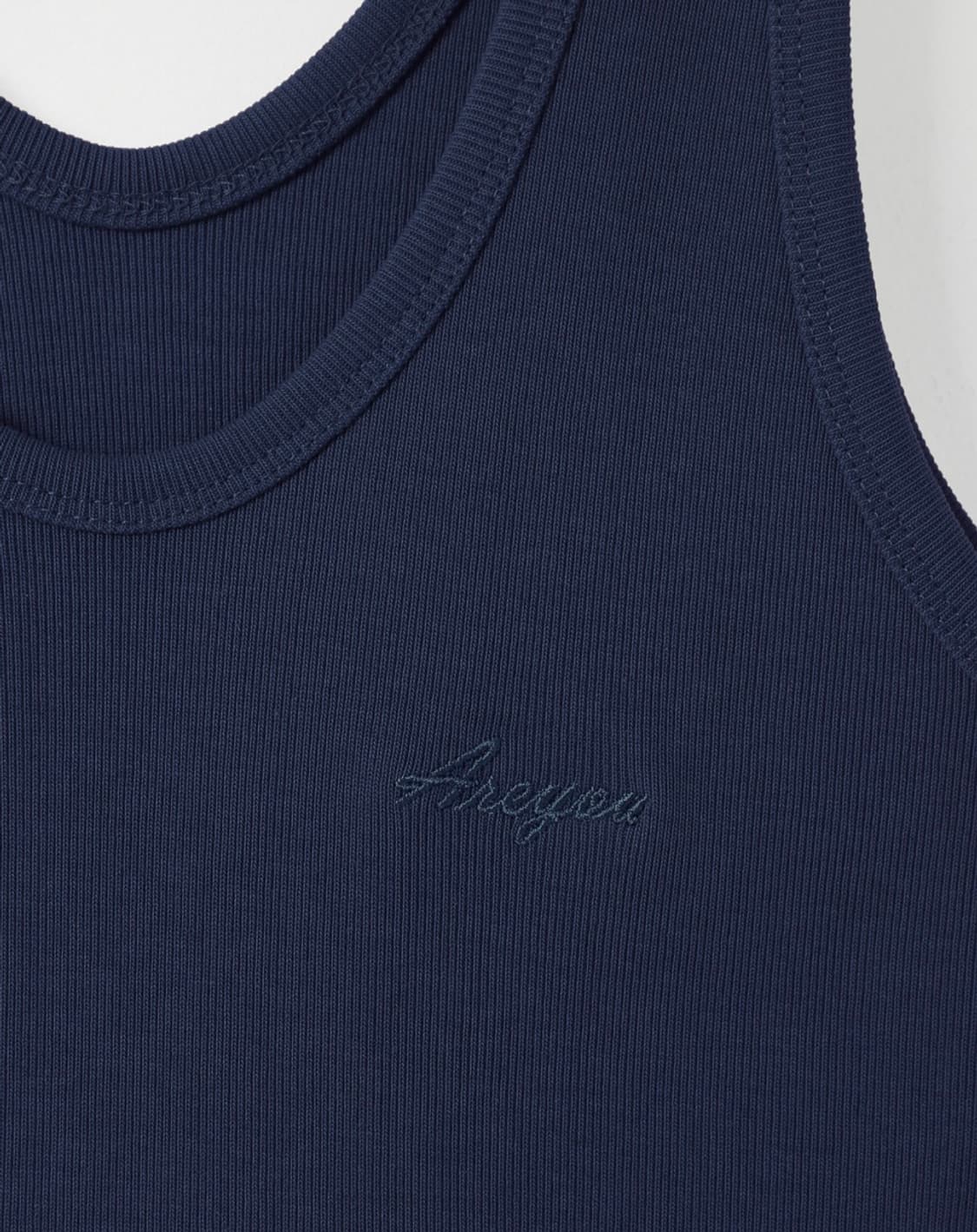 아유서울 슬리브리스 네이비 sleeveless t-shirt navy 상품이미지3