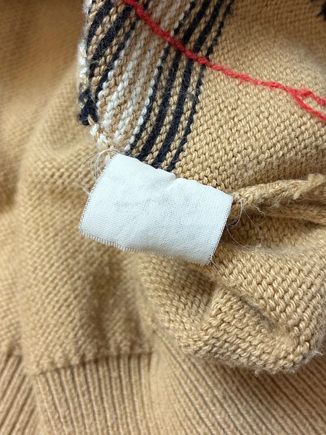 버버리 90s 노바체크 아카이브 패턴 코튼 니트 가디건 PN5128 상품이미지6