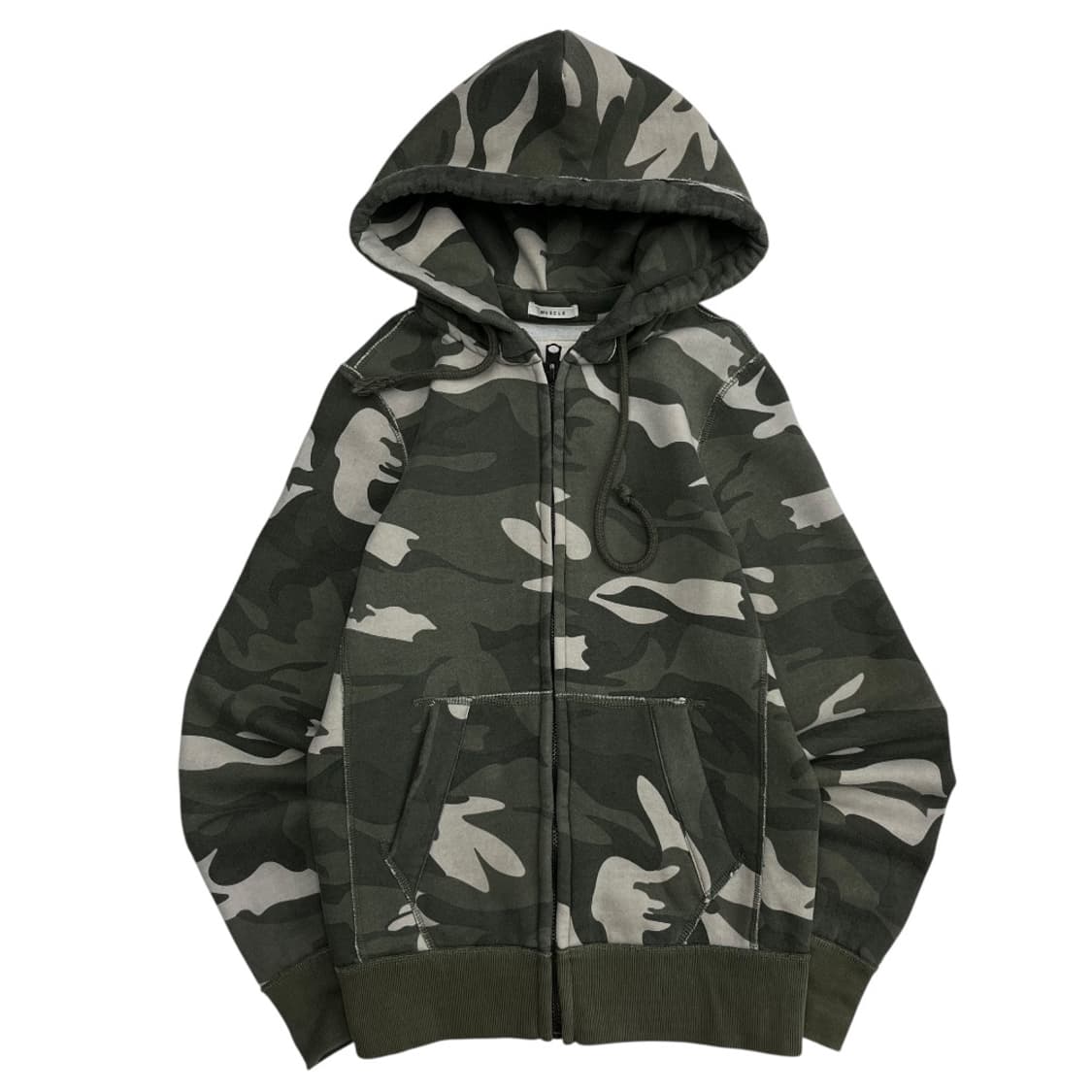 아베크롬비 빈티지 카모 후드집업 S 상품이미지2