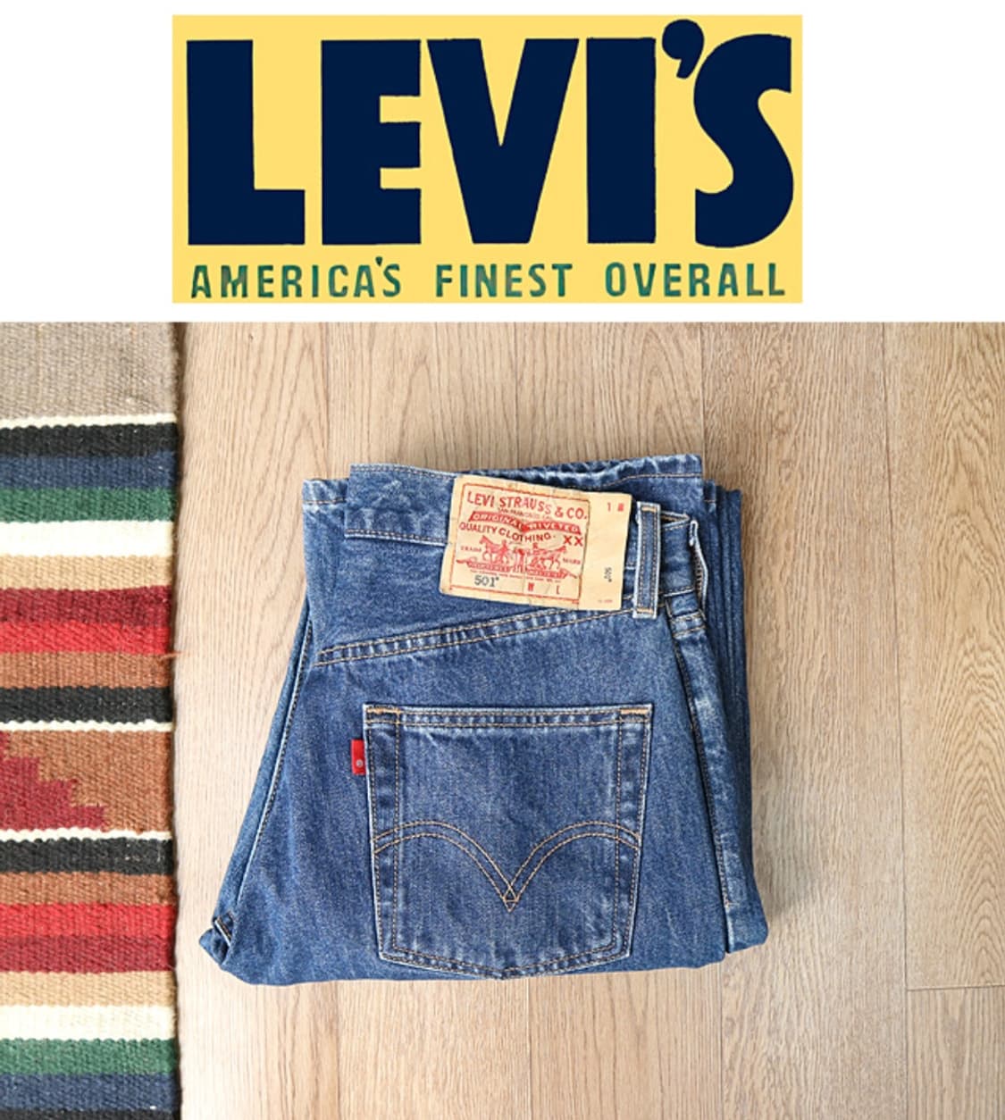 미국판 04s levis 15 501-0186 블랭크텝 튼튼한 데님팬츠  상품이미지1