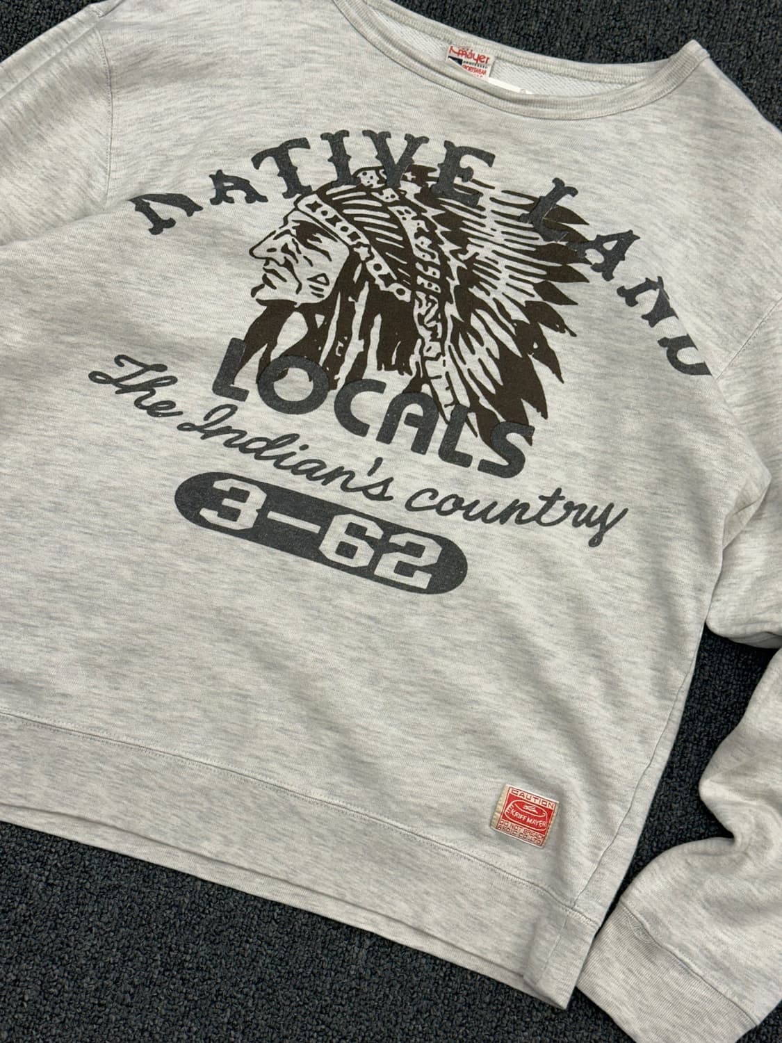 M)Kriff Mayer vintage 여성 프린팅 스웻셔츠 상품이미지3