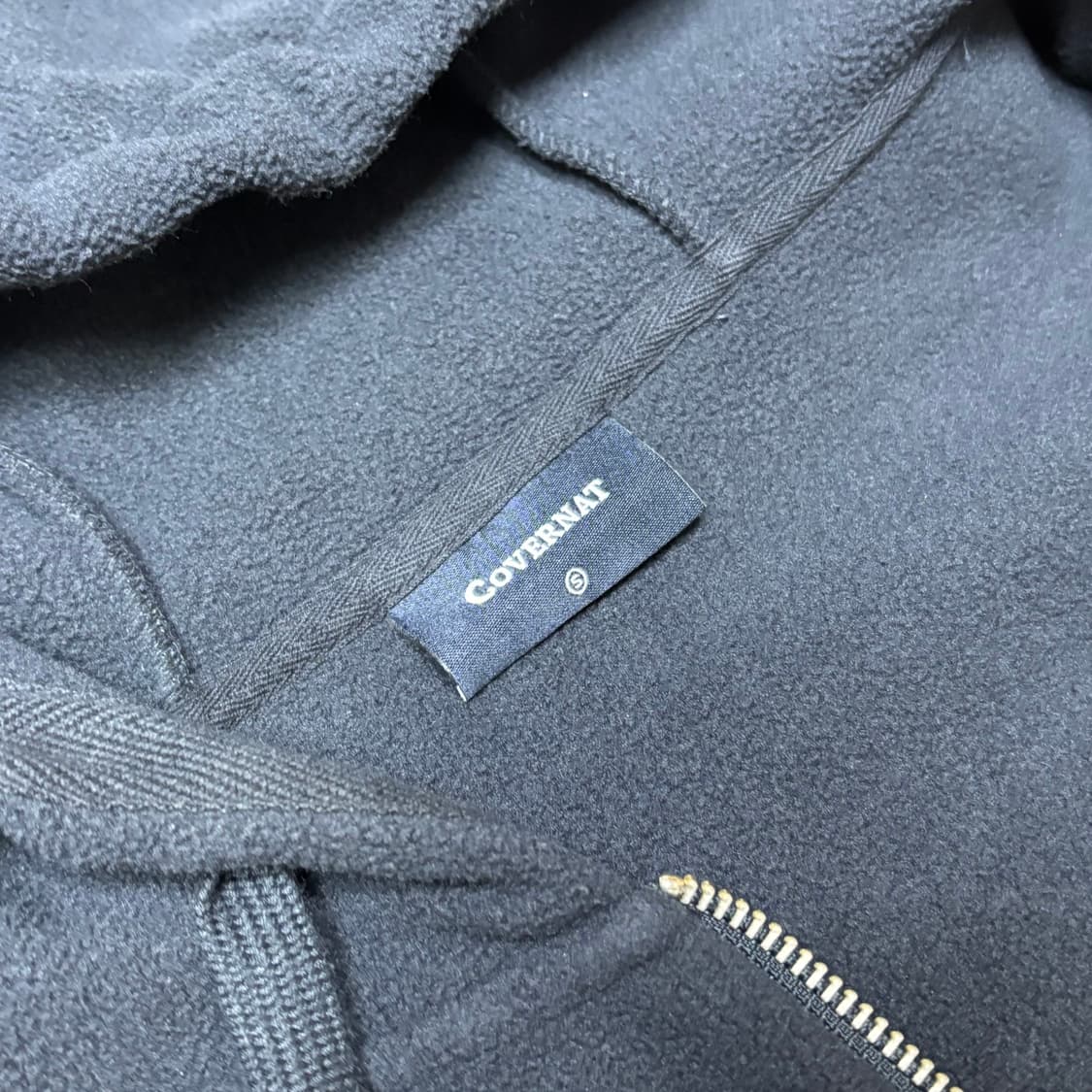 커버낫 플리스 소재 후드집업 상품이미지4